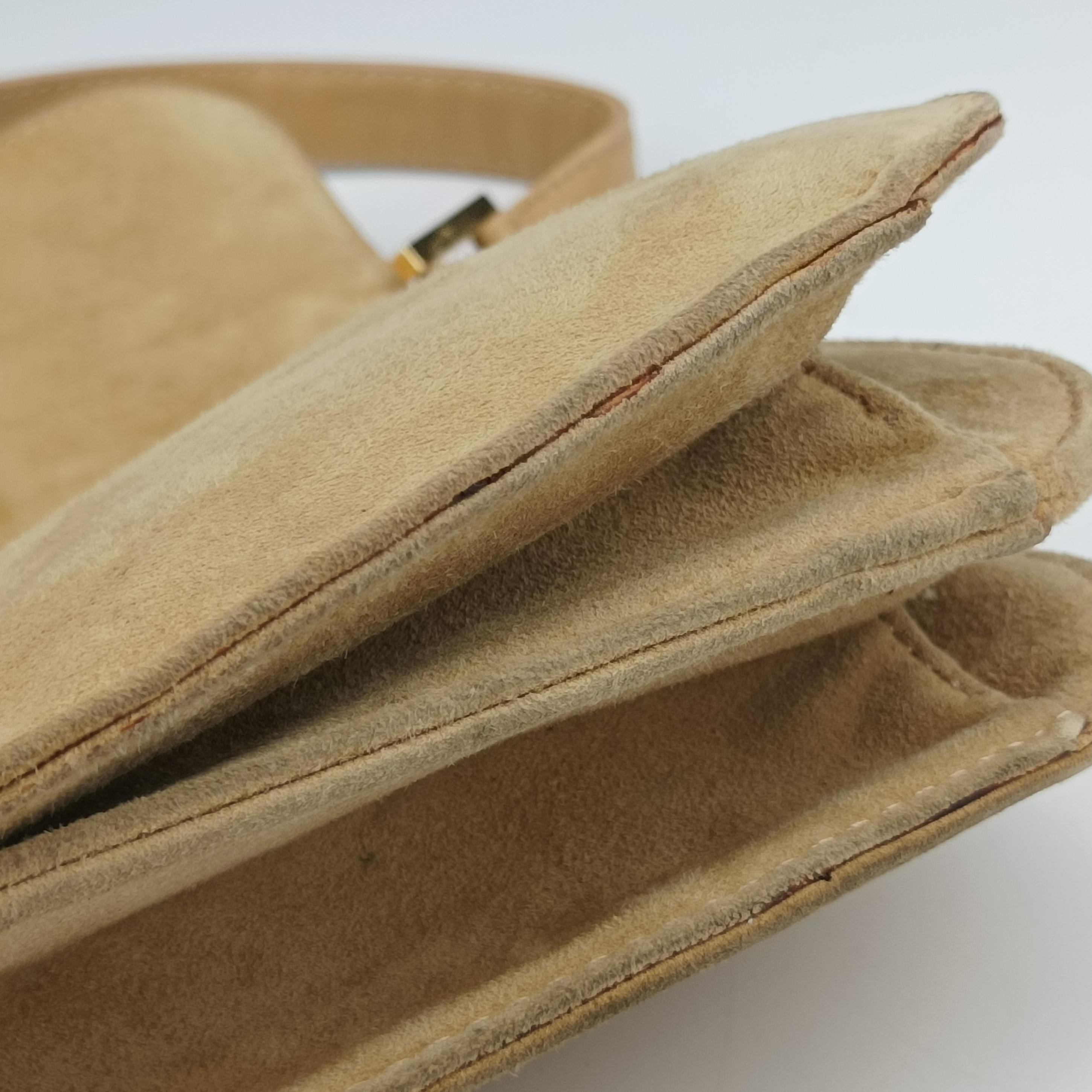 Baguette beige suede 001632 001632.001マンマバケット ベージュ スエード 001632 001632.001