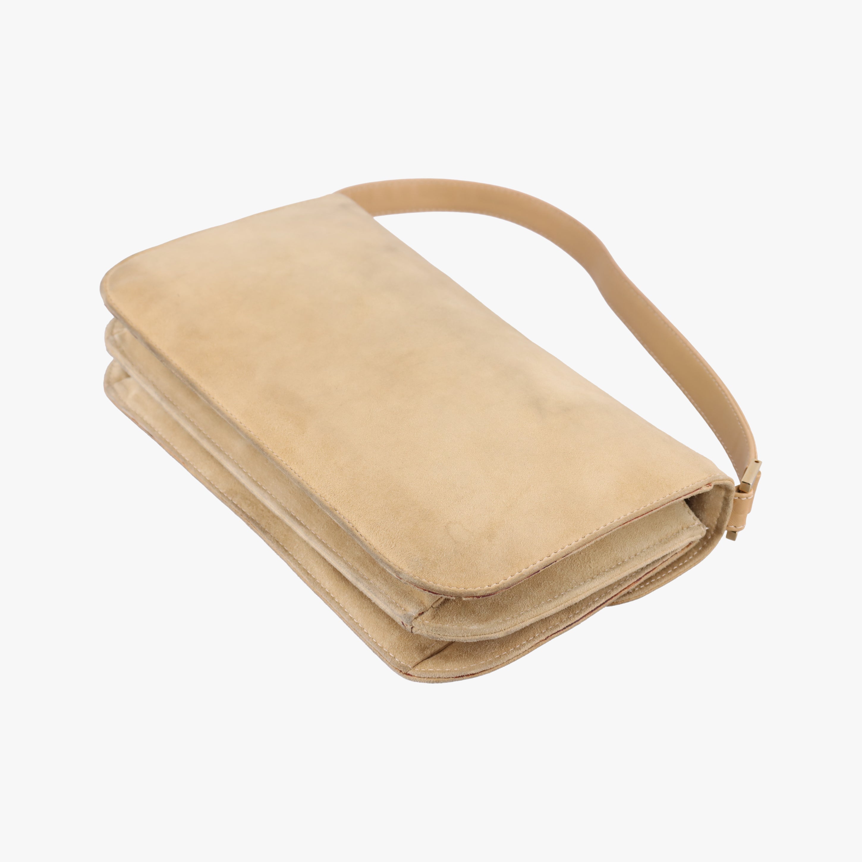 Baguette beige suede 001632 001632.001マンマバケット ベージュ スエード 001632 001632.001
