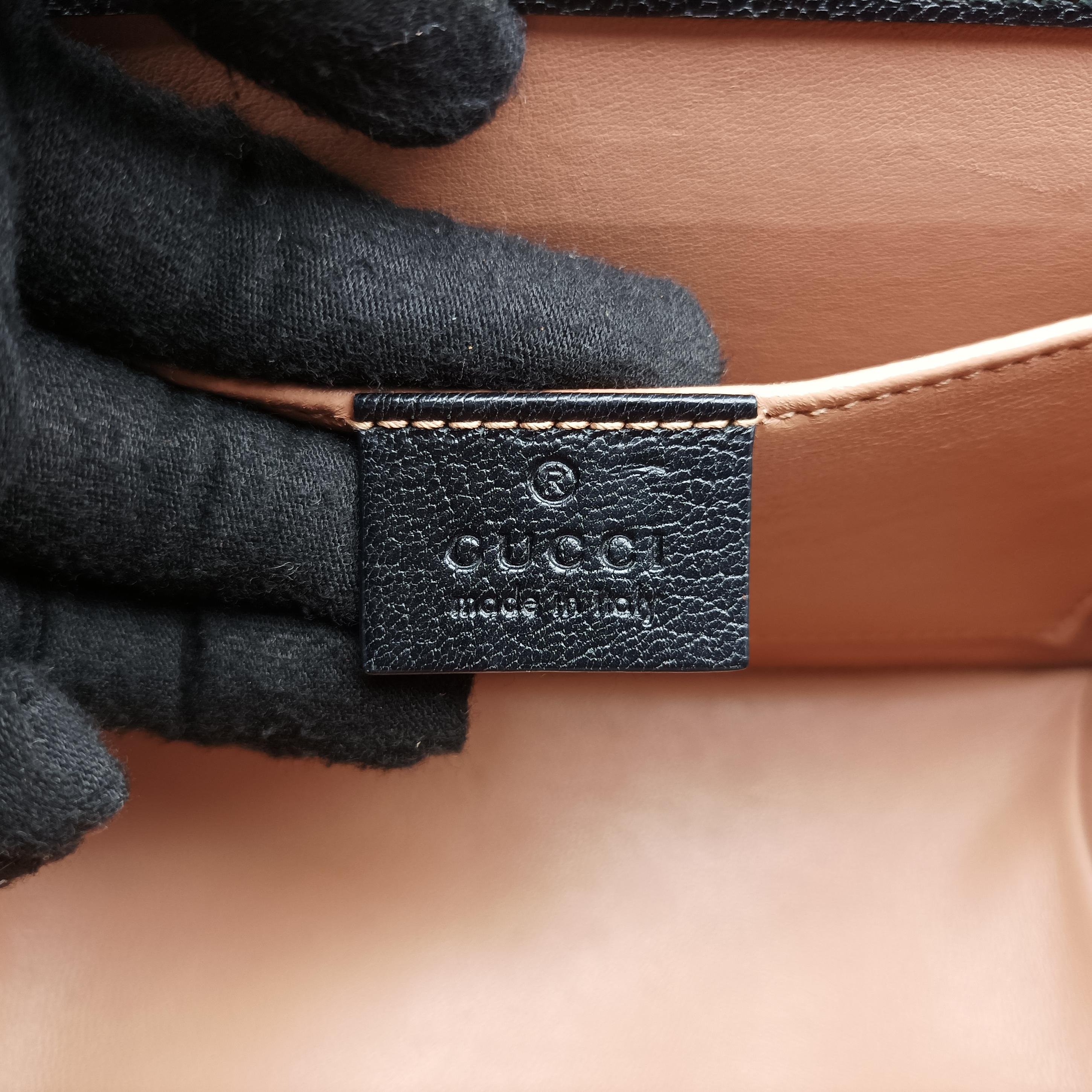 Mini Fox Brooch Bamboo Beige×Multicolour PVC coated canvas×Leather 466428 G023661145ミニ フォックス ブローチ バンブー ベージュ×マルチカラー PVCコーティングキャンバス×レザー 466428 G023661145