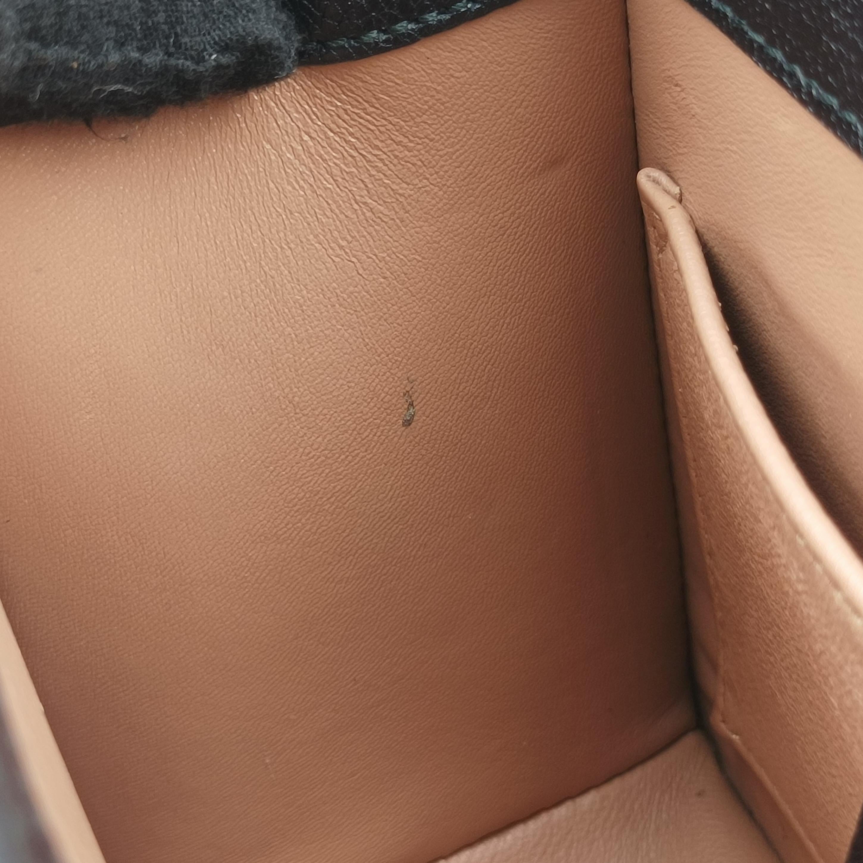 Mini Fox Brooch Bamboo Beige×Multicolour PVC coated canvas×Leather 466428 G023661145ミニ フォックス ブローチ バンブー ベージュ×マルチカラー PVCコーティングキャンバス×レザー 466428 G023661145