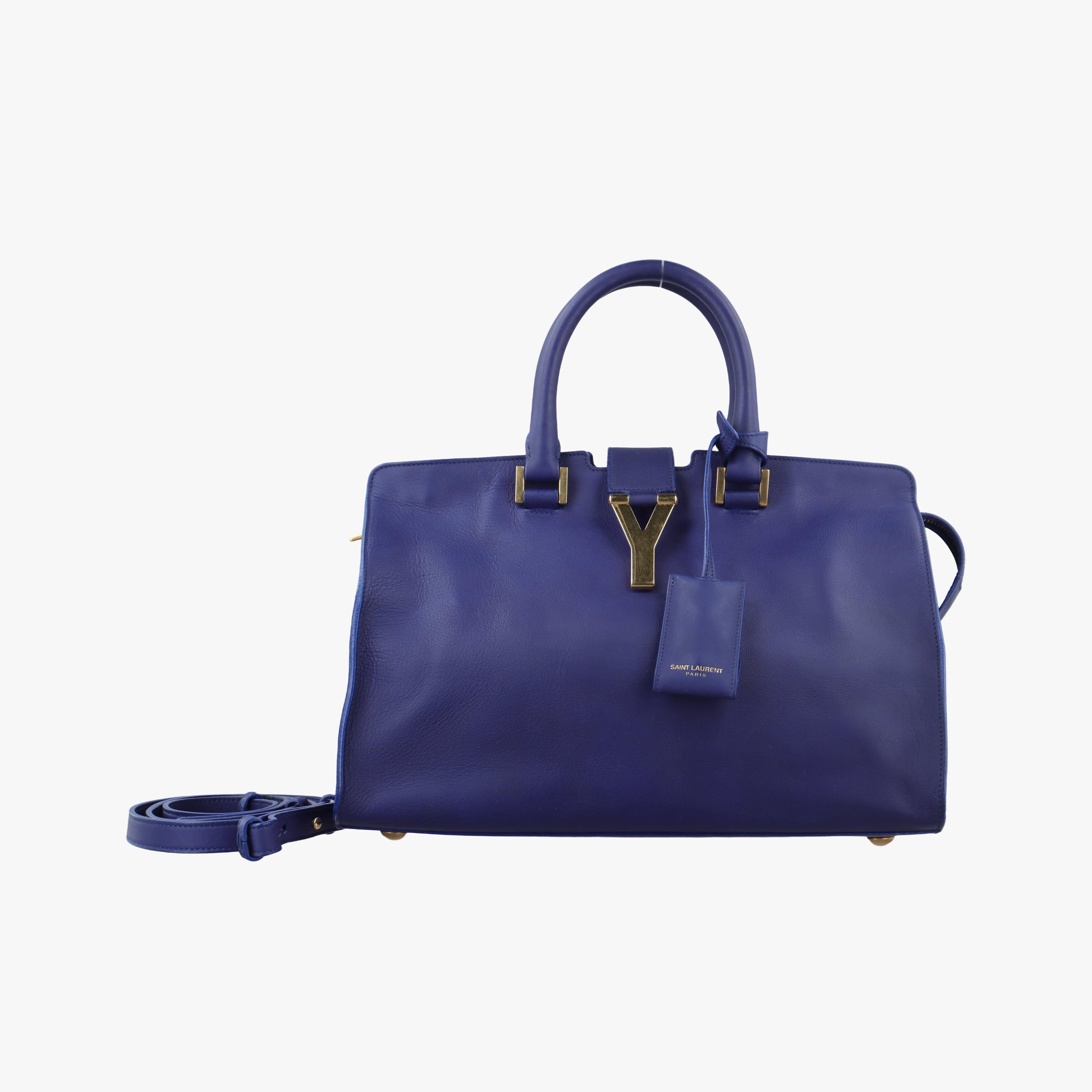 Y Ligne Petit Cabas Blue Leather 311210 311210.527066Yライン プチカバス ブルー レザー 311210 311210.527066