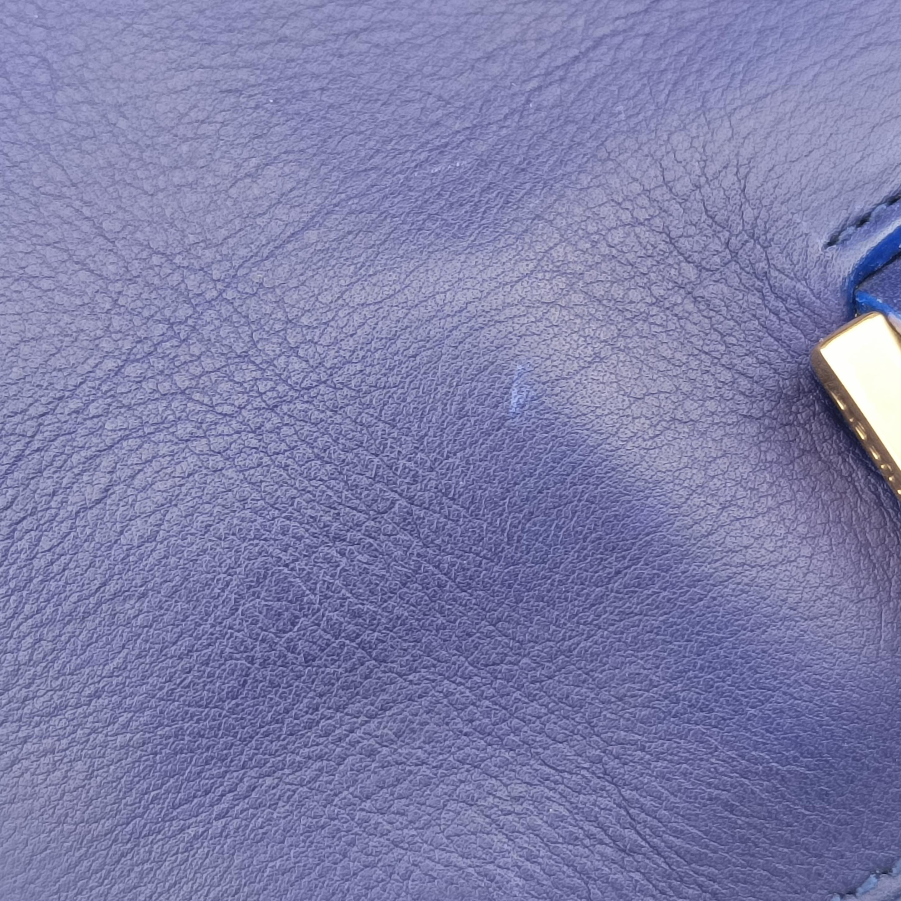 Y Ligne Petit Cabas Blue Leather 311210 311210.527066Yライン プチカバス ブルー レザー 311210 311210.527066