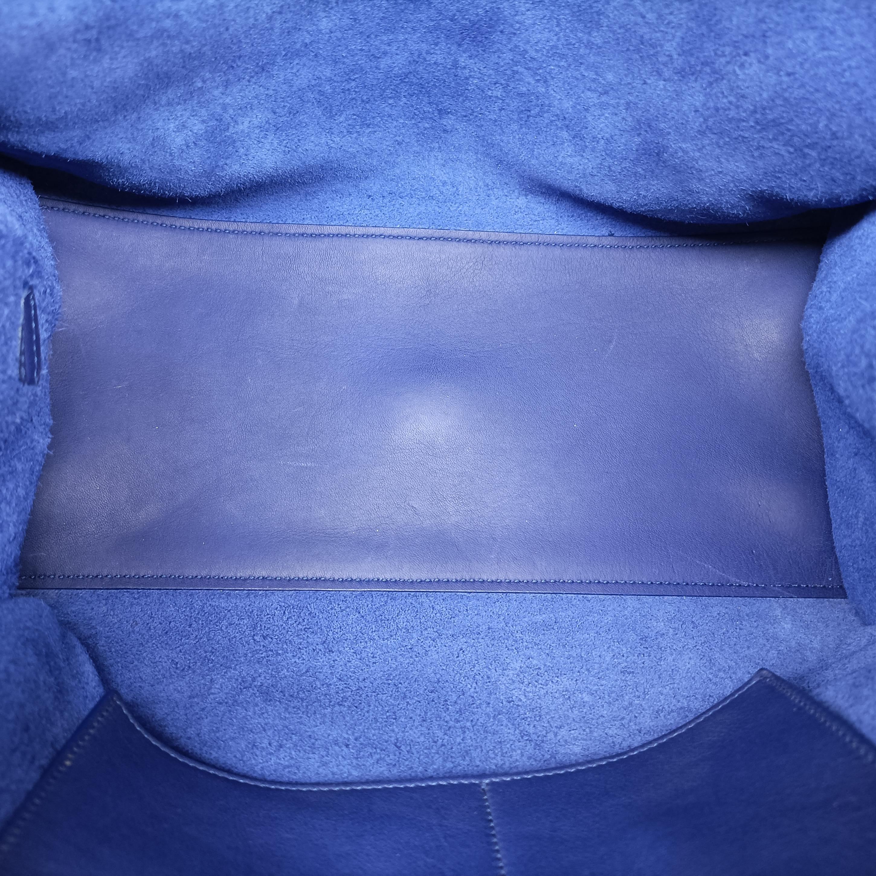 Y Ligne Petit Cabas Blue Leather 311210 311210.527066Yライン プチカバス ブルー レザー 311210 311210.527066