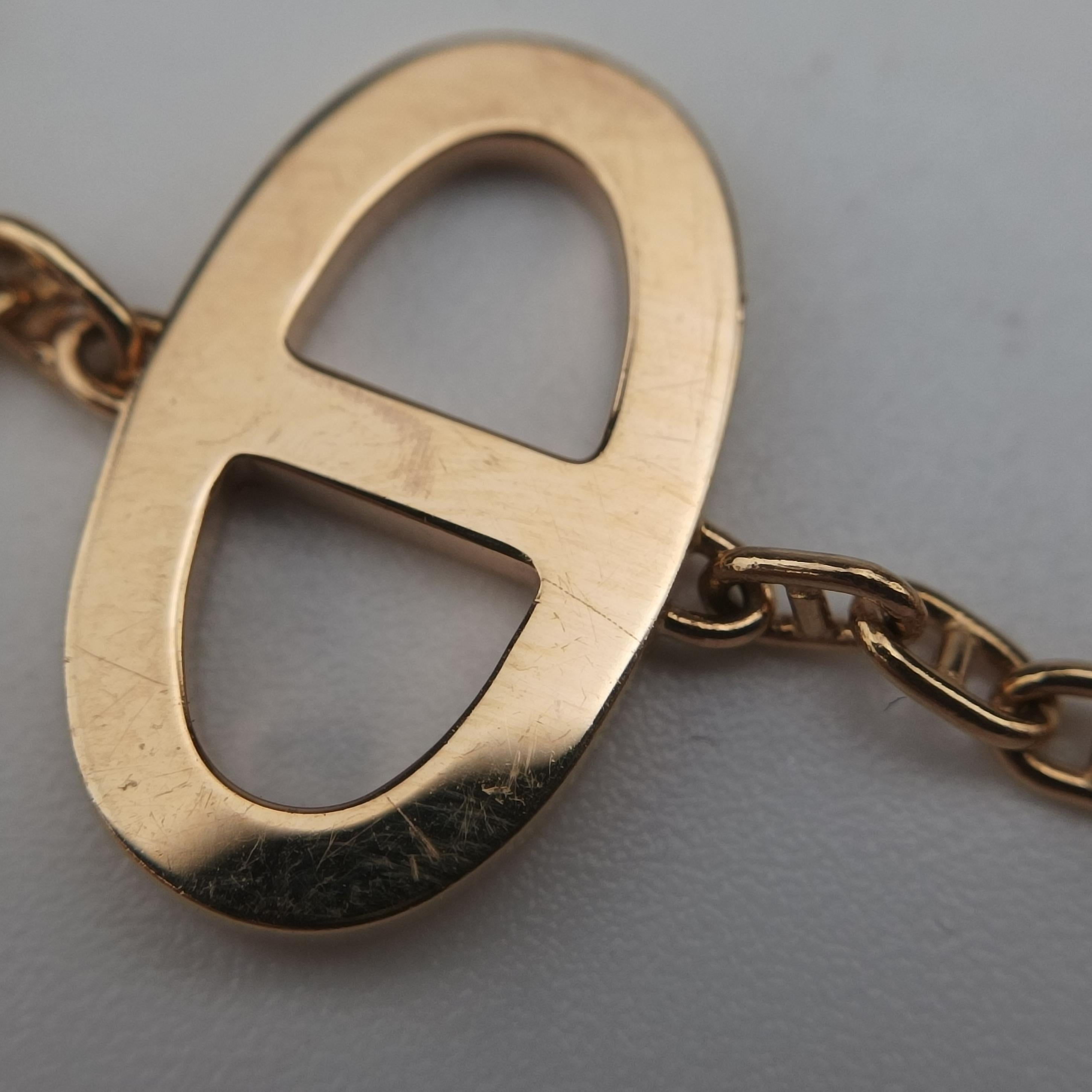 Chaine d'Ancre Contour Rose golden AU750 23AE129205シェーヌ ダンクル コントゥール ローズゴールド AU750 23AE129205