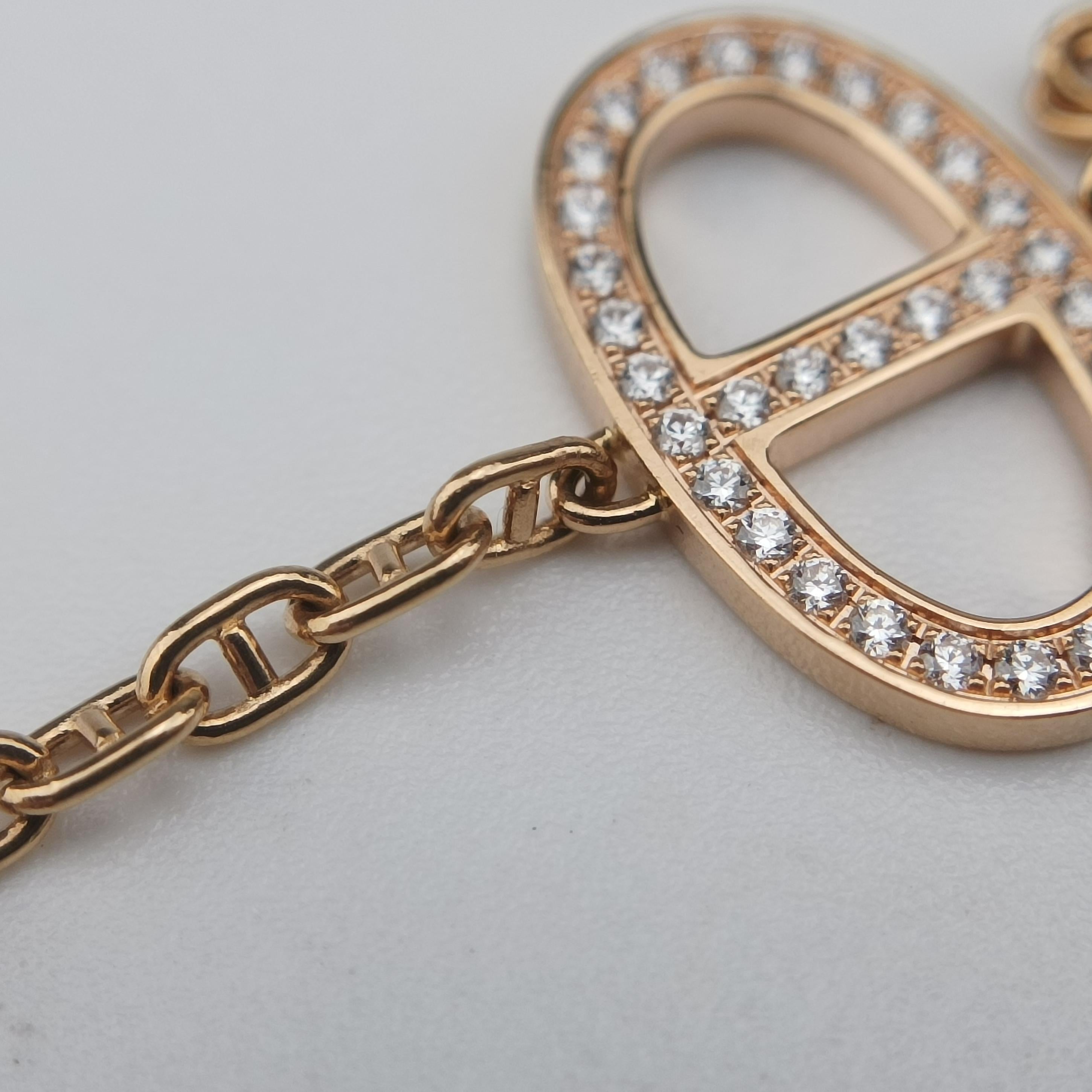 Chaine d'Ancre Contour Rose golden AU750 23AE129205シェーヌ ダンクル コントゥール ローズゴールド AU750 23AE129205