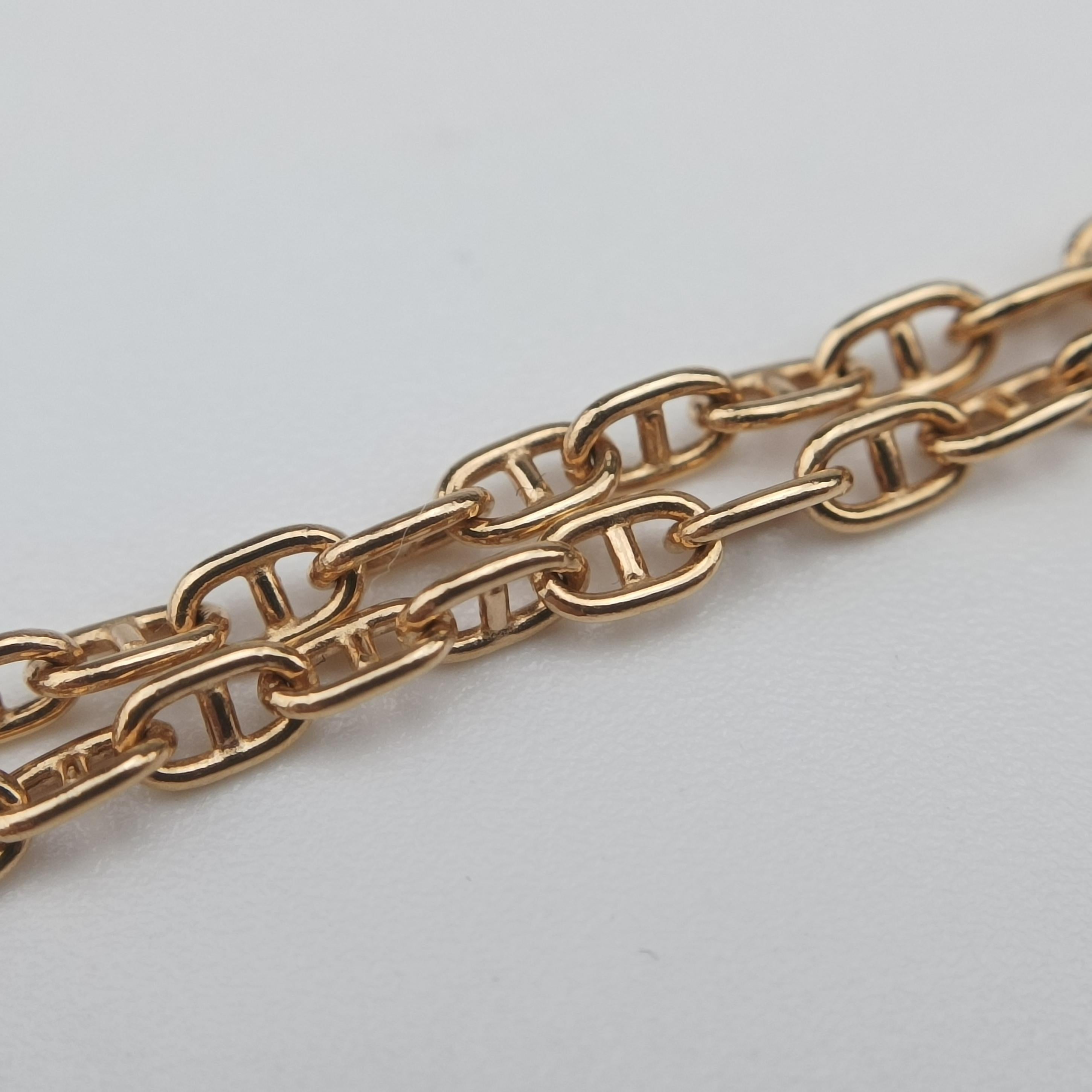 Chaine d'Ancre Contour Rose golden AU750 23AE129205シェーヌ ダンクル コントゥール ローズゴールド AU750 23AE129205