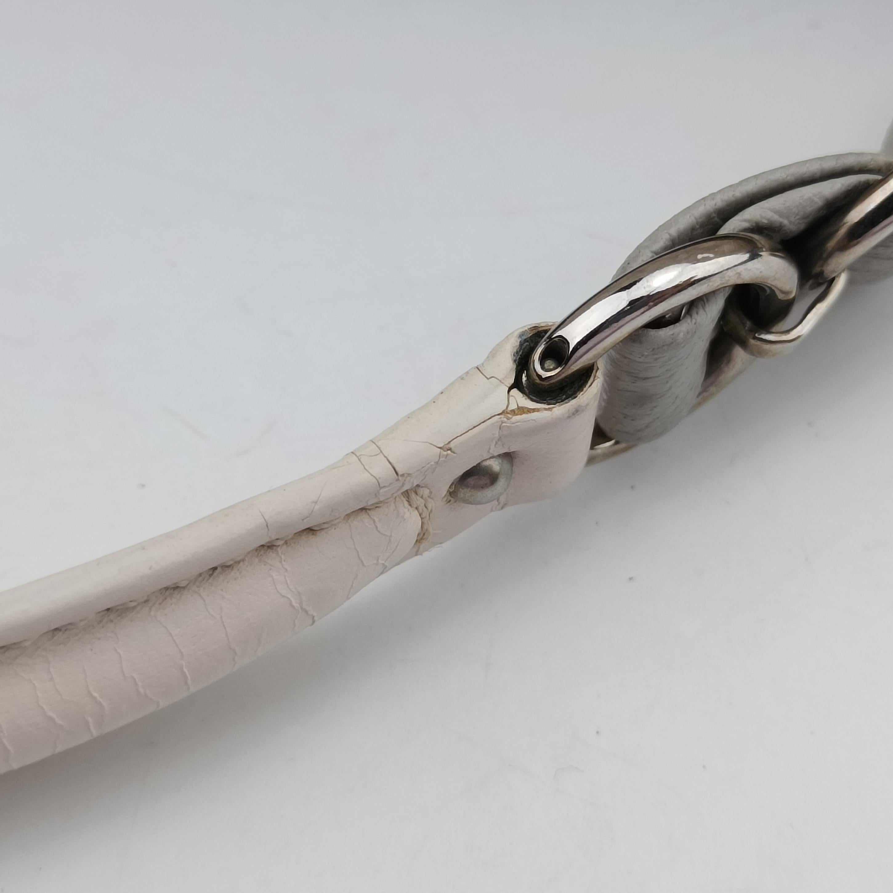 Trotter Romantique Charm Heart White Leather CM0027トロッター ロマンチック チャームハート ホワイト レザー CM0027