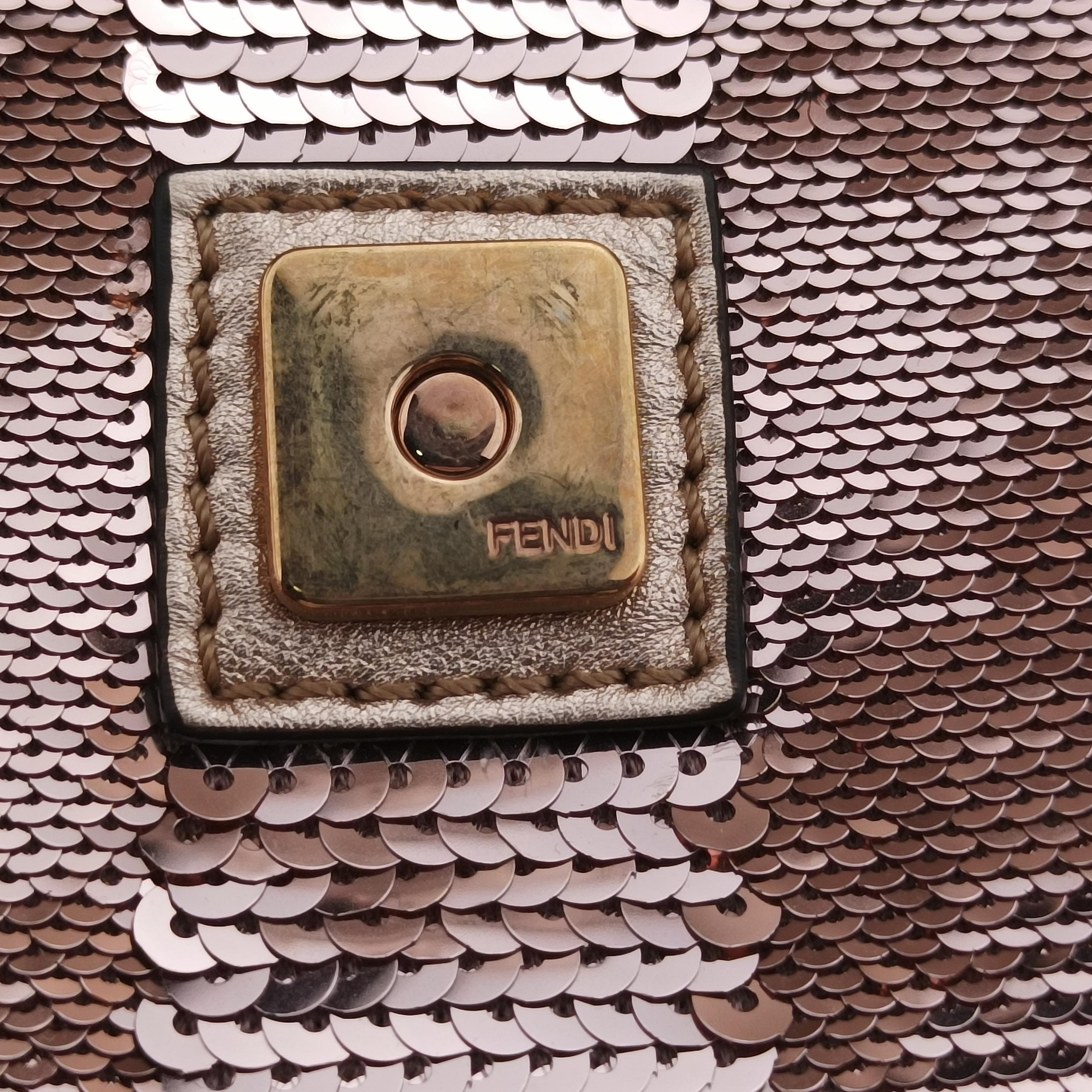 BAGUETTE Pink sequins 8BR600 8BR600-AAFU-208-10429マンマバケット ピンク スパンコール 8BR600 8BR600-AAFU-208-10429