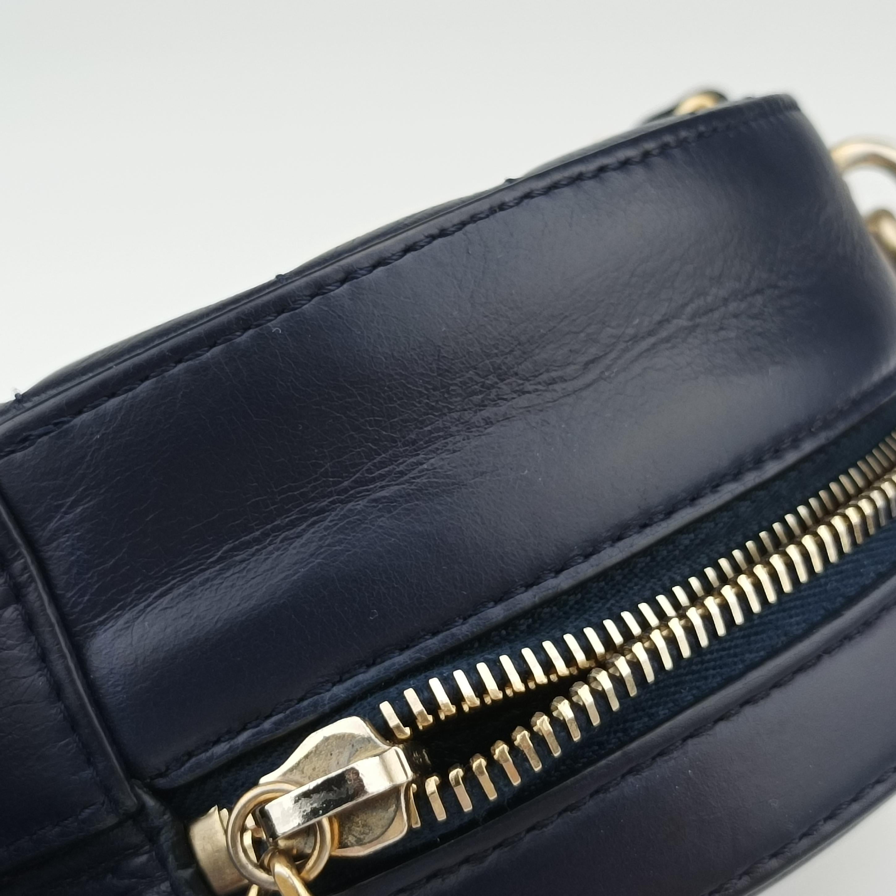 Round As Earth navy leather A91946 25097767ココマーク ラウンド ネイビー レザー A91946 25097767