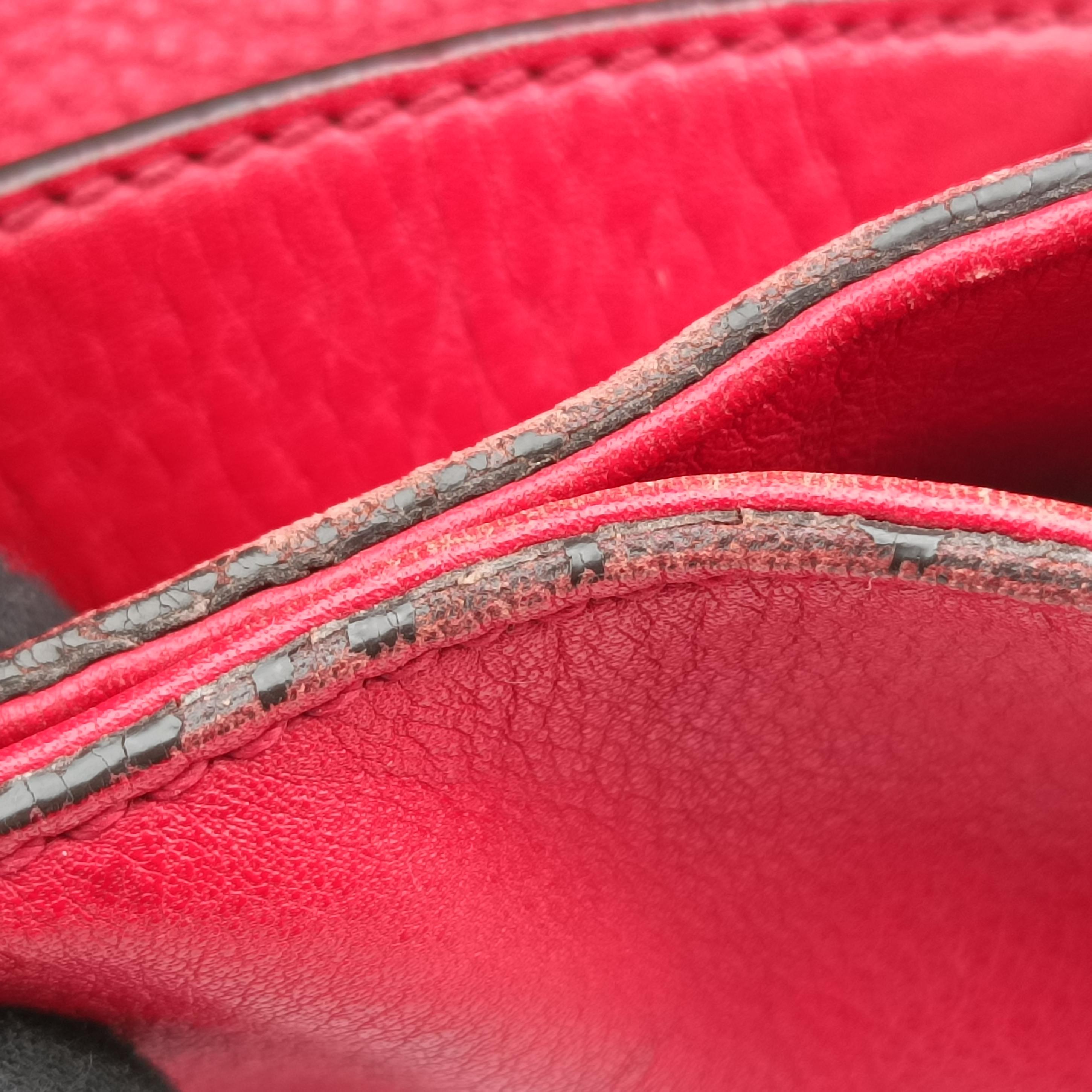 Soho Red leather 308982 Lot number unknownソーホー レッド レザー 308982 製番不明