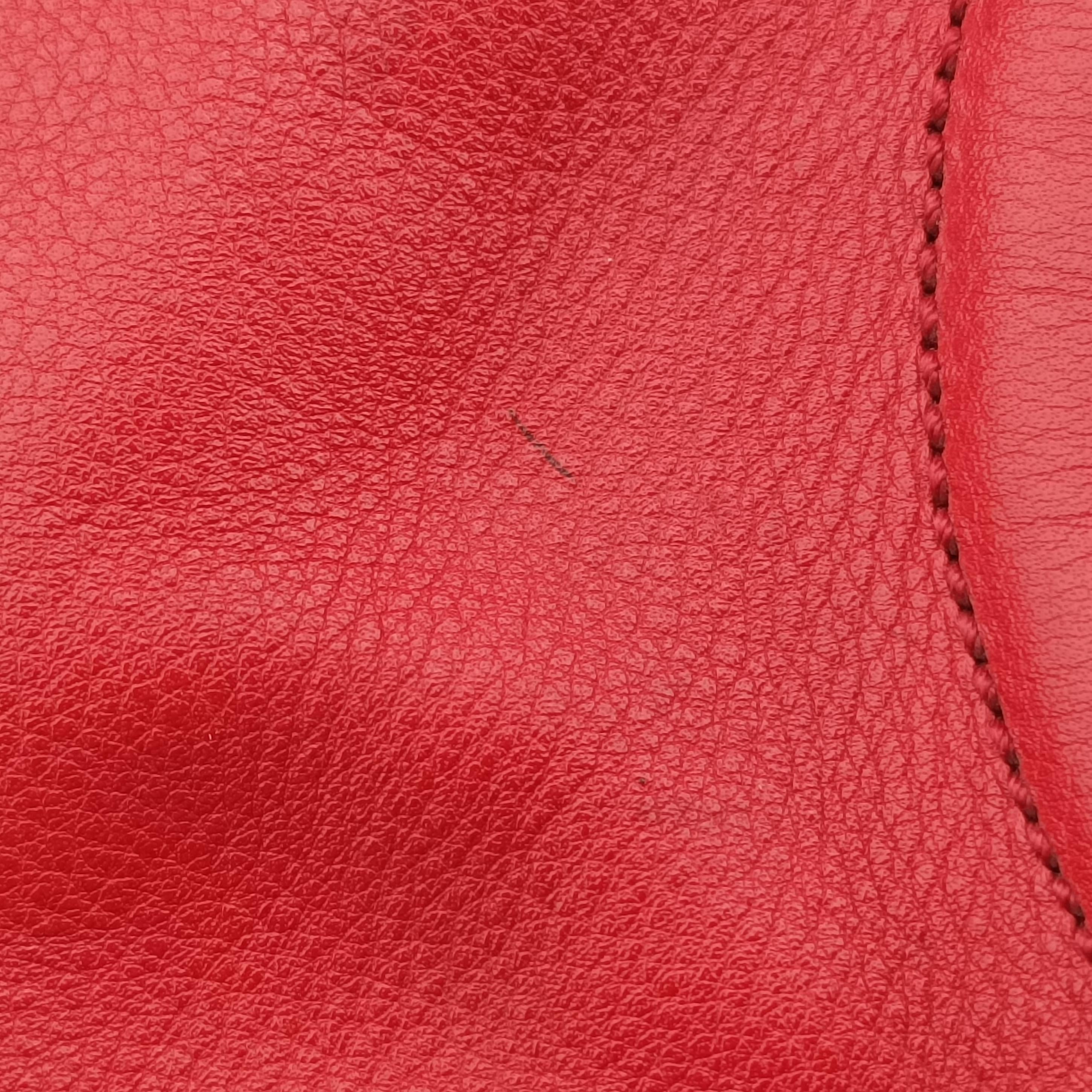 Soho Red leather 308982 Lot number unknownソーホー レッド レザー 308982 製番不明