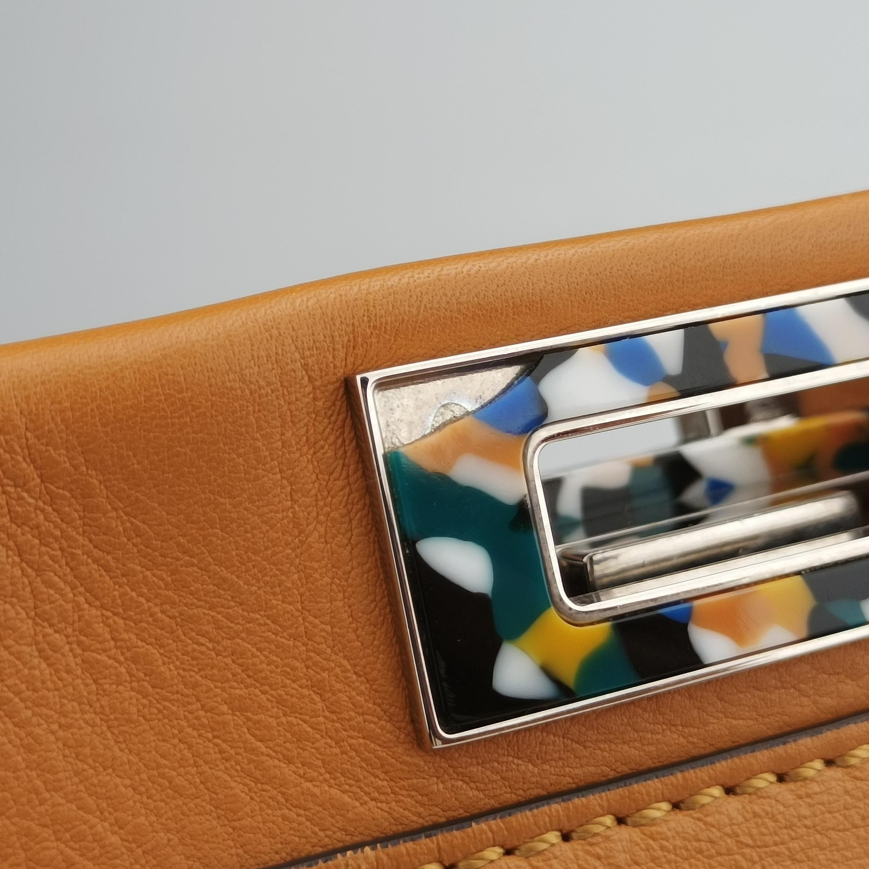 PEEKABOO Orange Leather 8BN290 8BN290-5ZY-168-8040ピーカブー オレンジ レザー 8BN290 8BN290-5ZY-168-8040