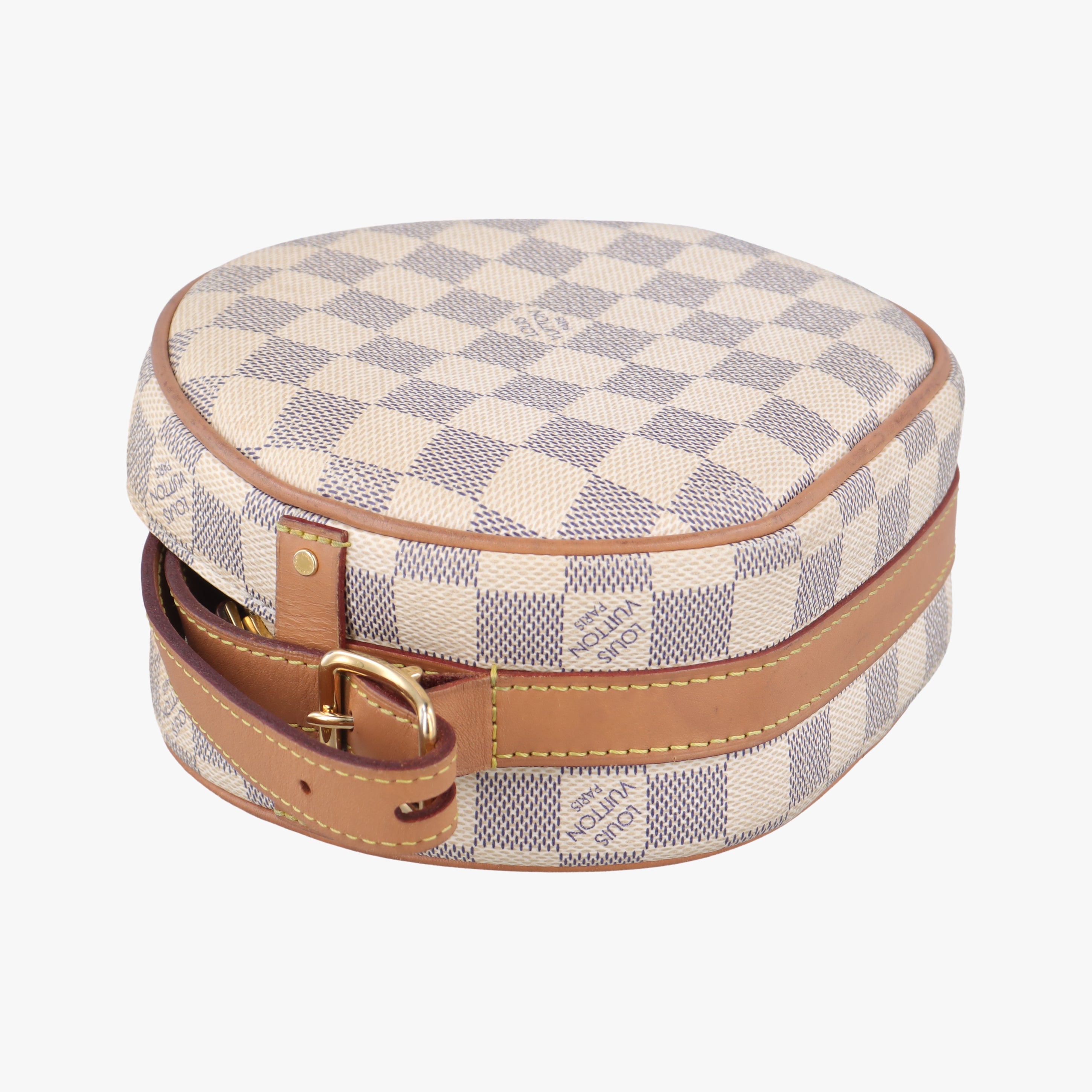 Boite Chapeau Souple PM Azur Damier Canvas N40333 PL0260ボワット・シャポースープルPM アズール ダミエキャンバス N40333 PL0260