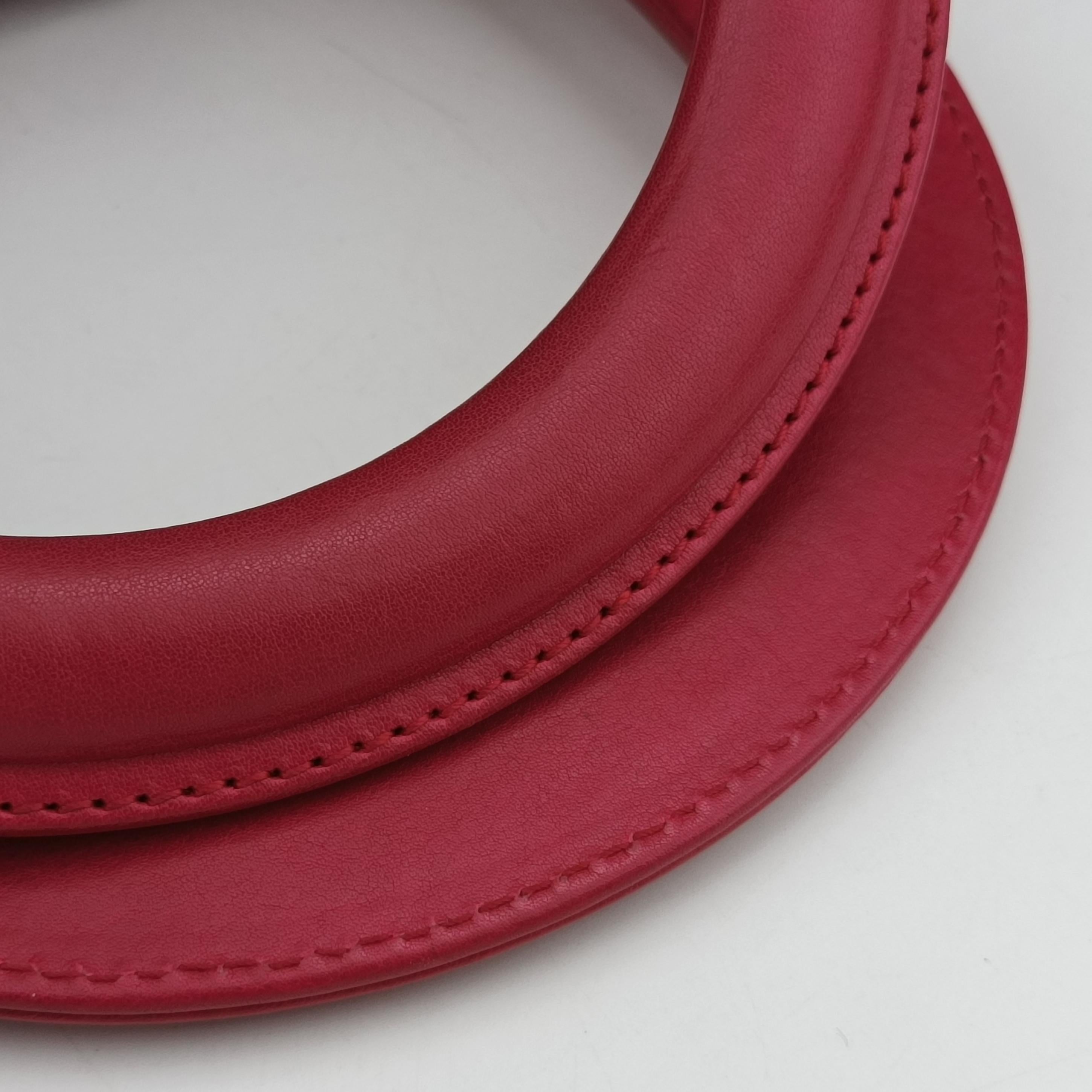 Lady Dior Red lambskin 11-MA-0171レディディオール レッド ラムスキン 11-MA-0171