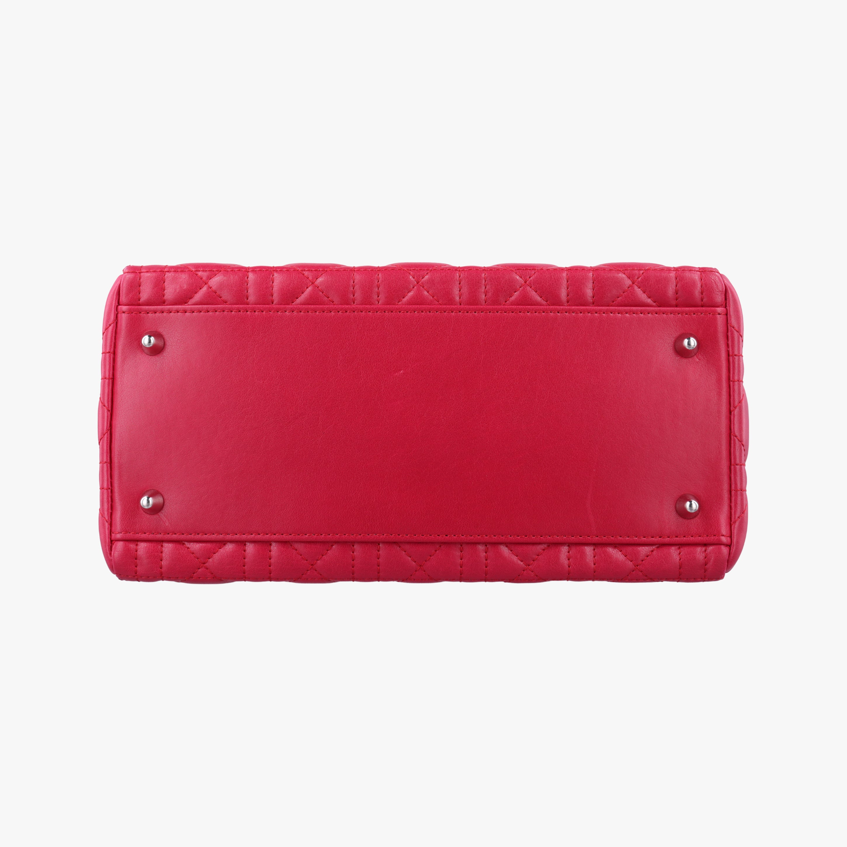Lady Dior Red lambskin 11-MA-0171レディディオール レッド ラムスキン 11-MA-0171