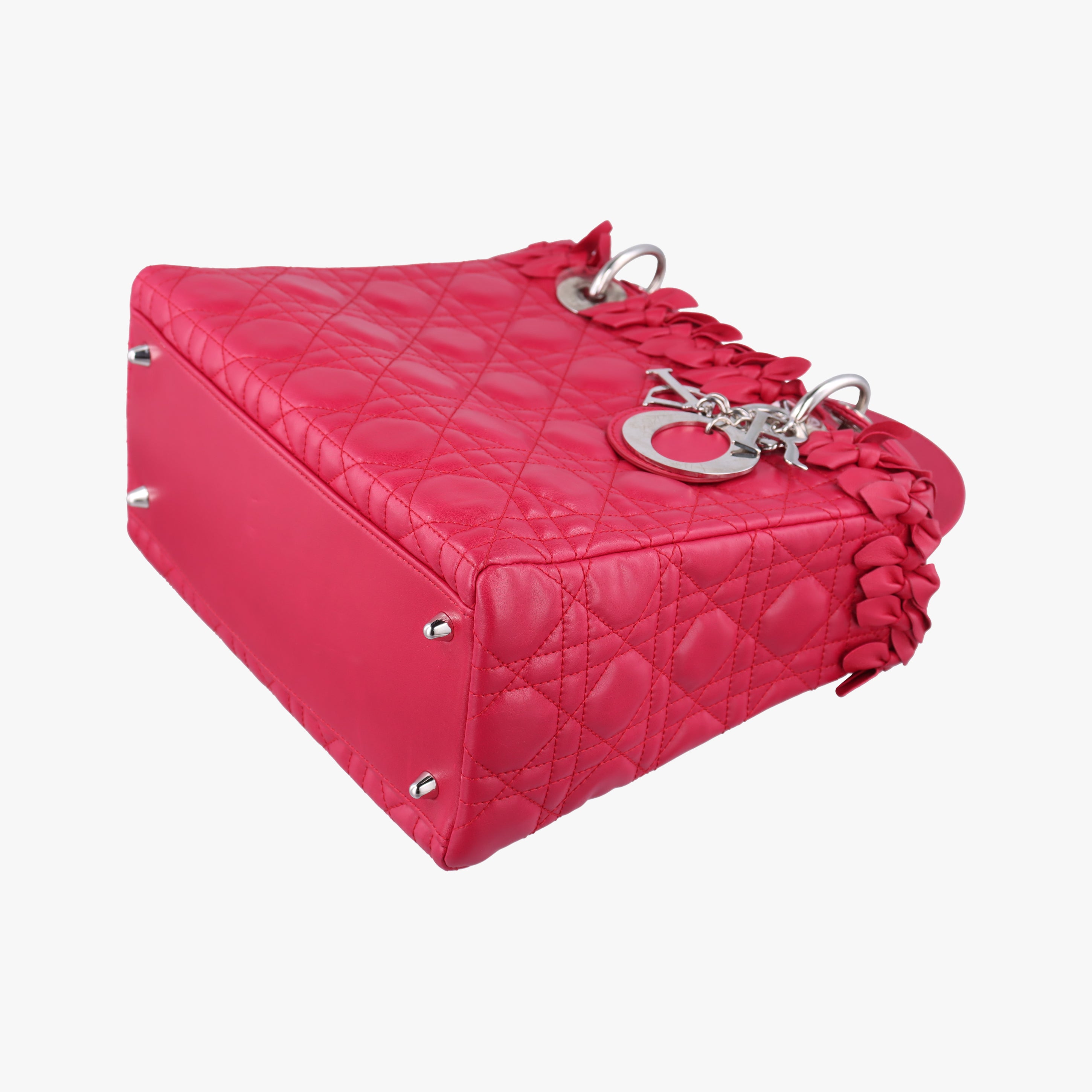 Lady Dior Red lambskin 11-MA-0171レディディオール レッド ラムスキン 11-MA-0171