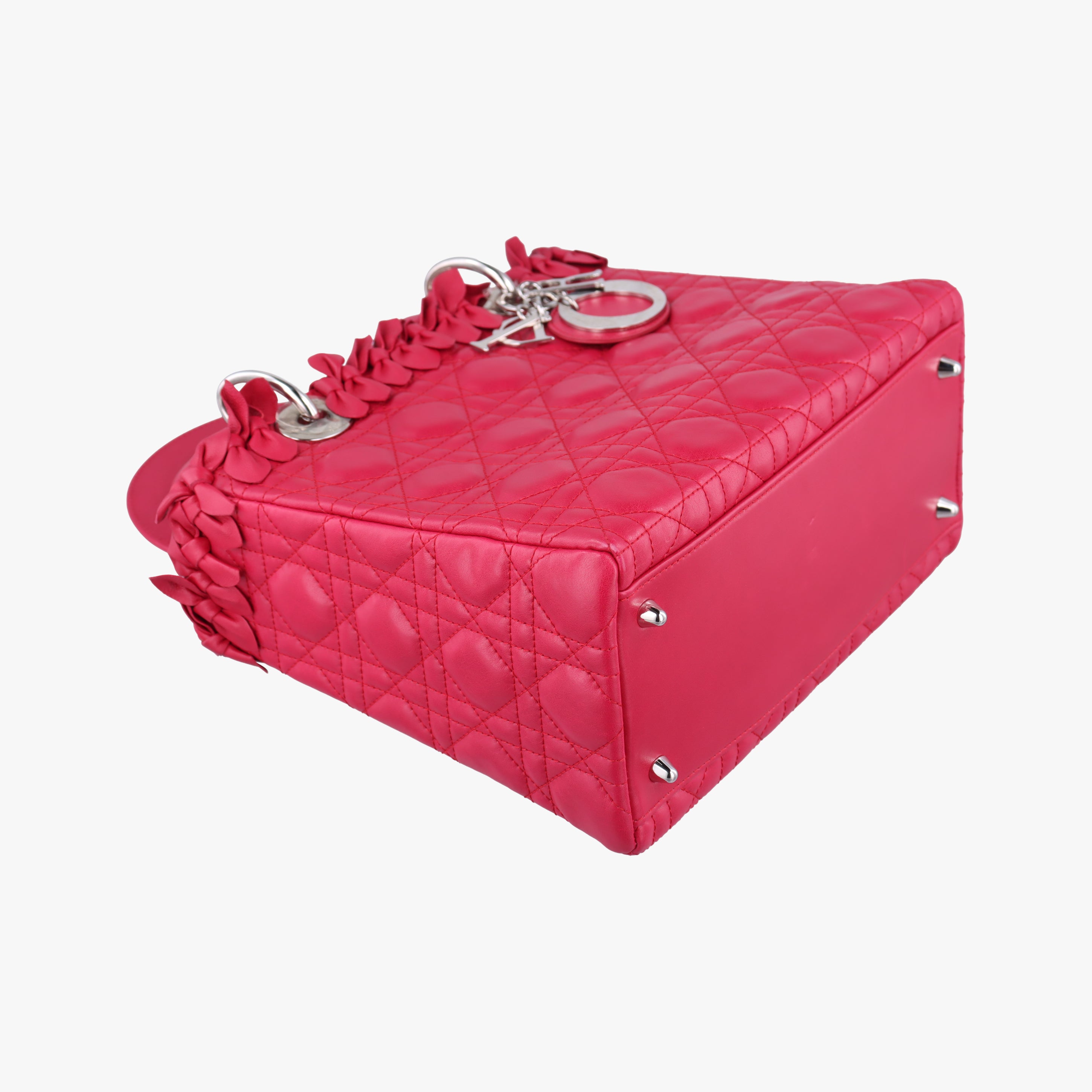 Lady Dior Red lambskin 11-MA-0171レディディオール レッド ラムスキン 11-MA-0171