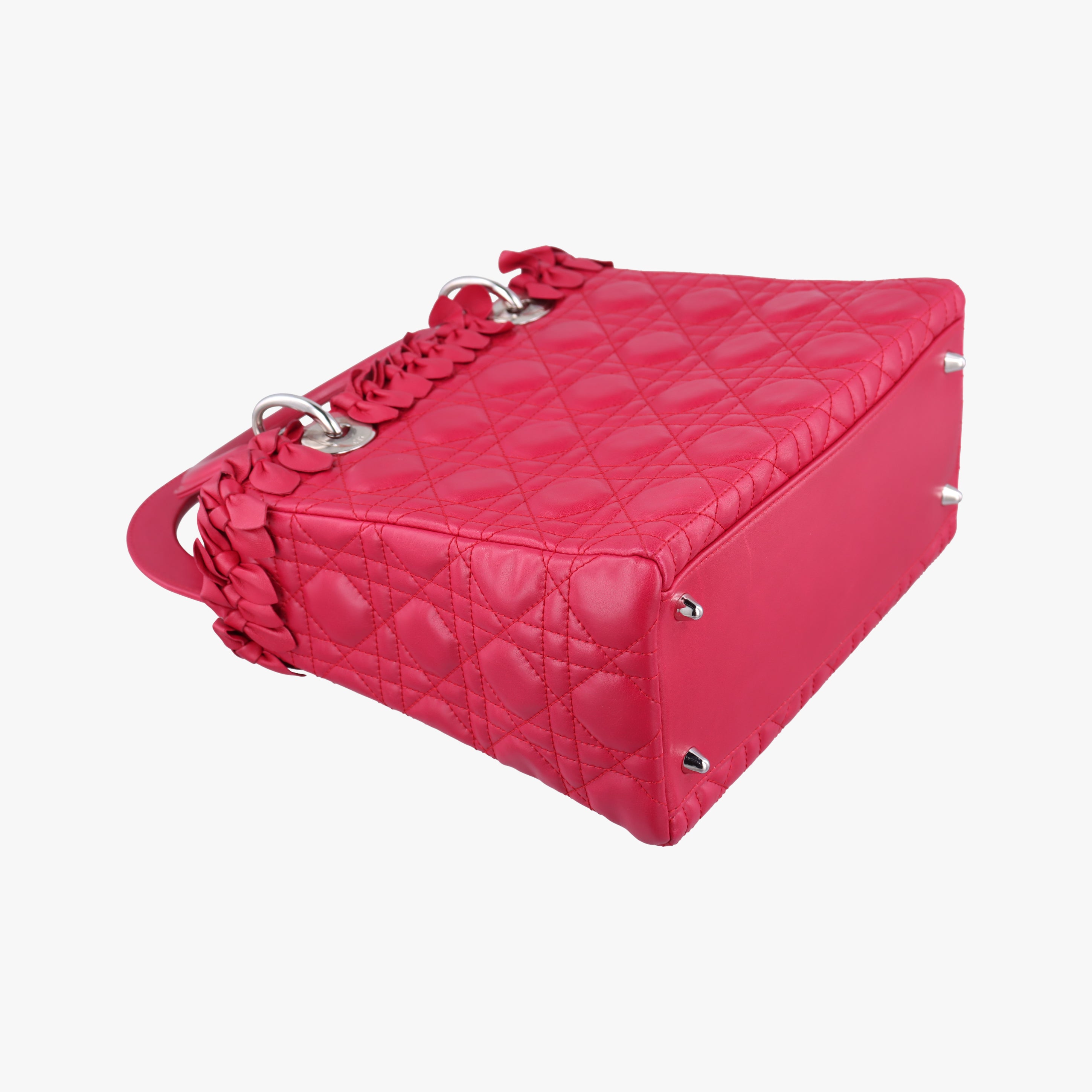 Lady Dior Red lambskin 11-MA-0171レディディオール レッド ラムスキン 11-MA-0171
