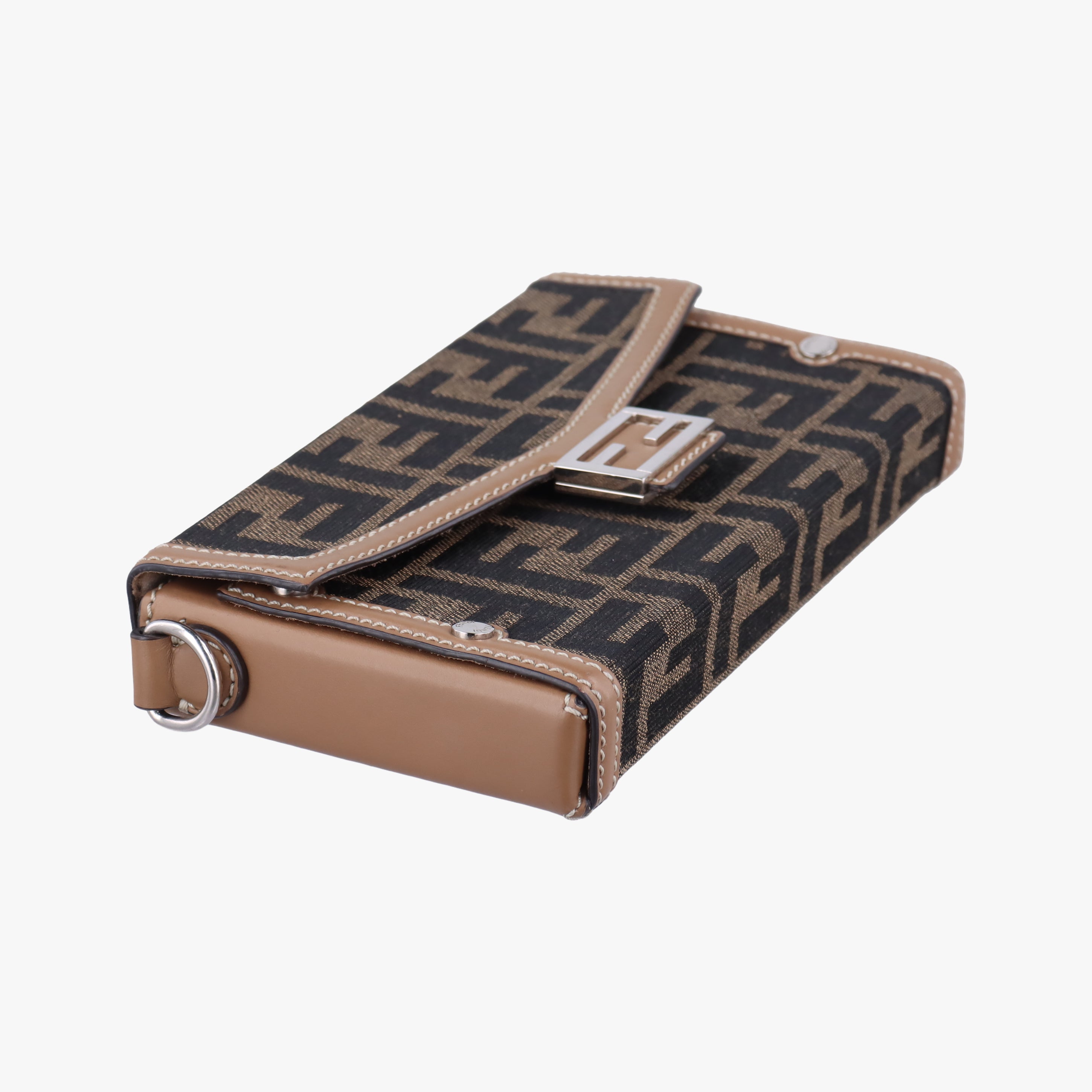Zucca Soft Trunk Phone Pouch Brown Canvas 7AS139 7AS139-AFBV-229-0501ズッカ ソフトトランク スマホポーチ ブラウン キャンバス 7AS139 7AS139-AFBV-229-0501