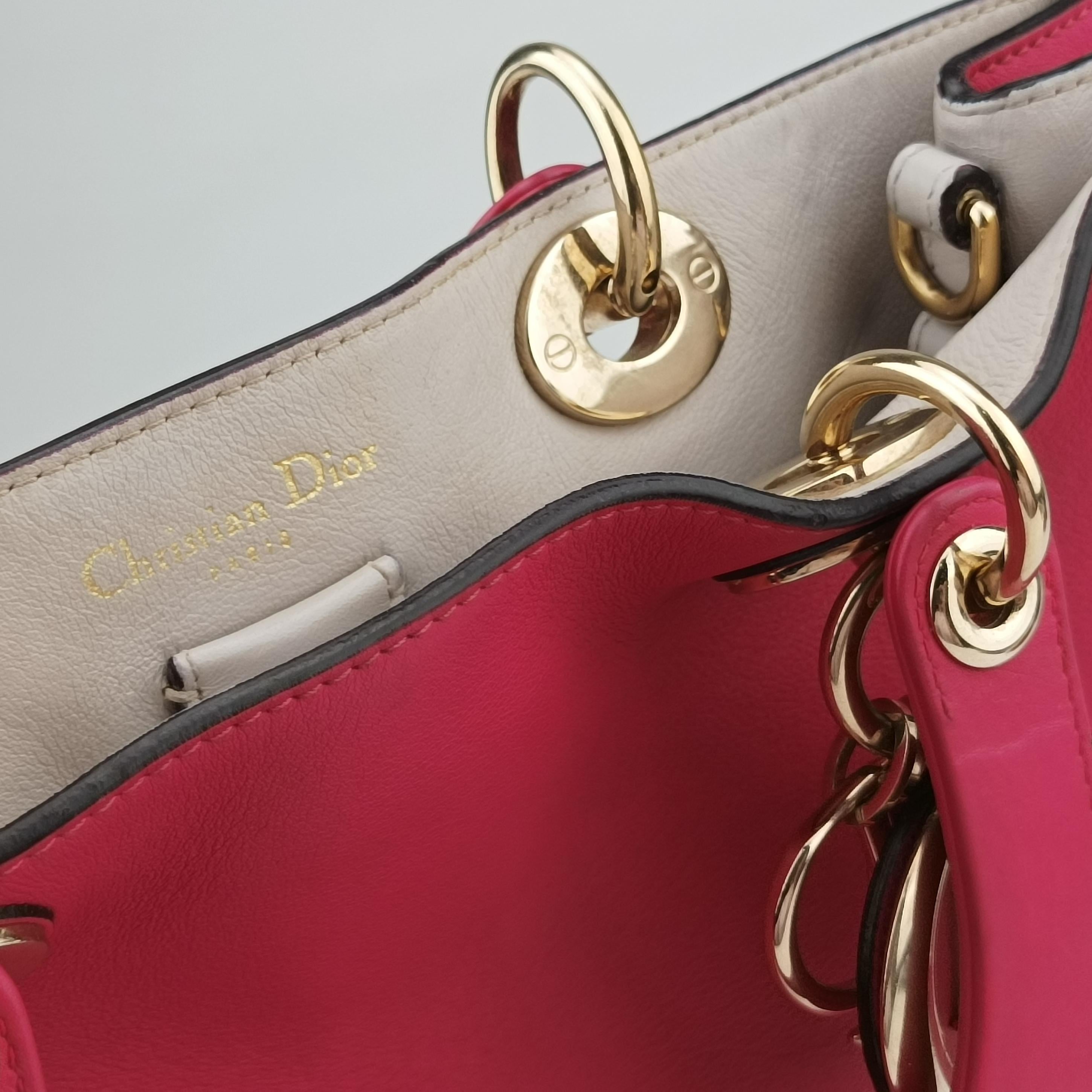 Diorissimo Rose Leather 09-MA-1114ディオリッシモ ローズ レッド レザー 09-MA-1114