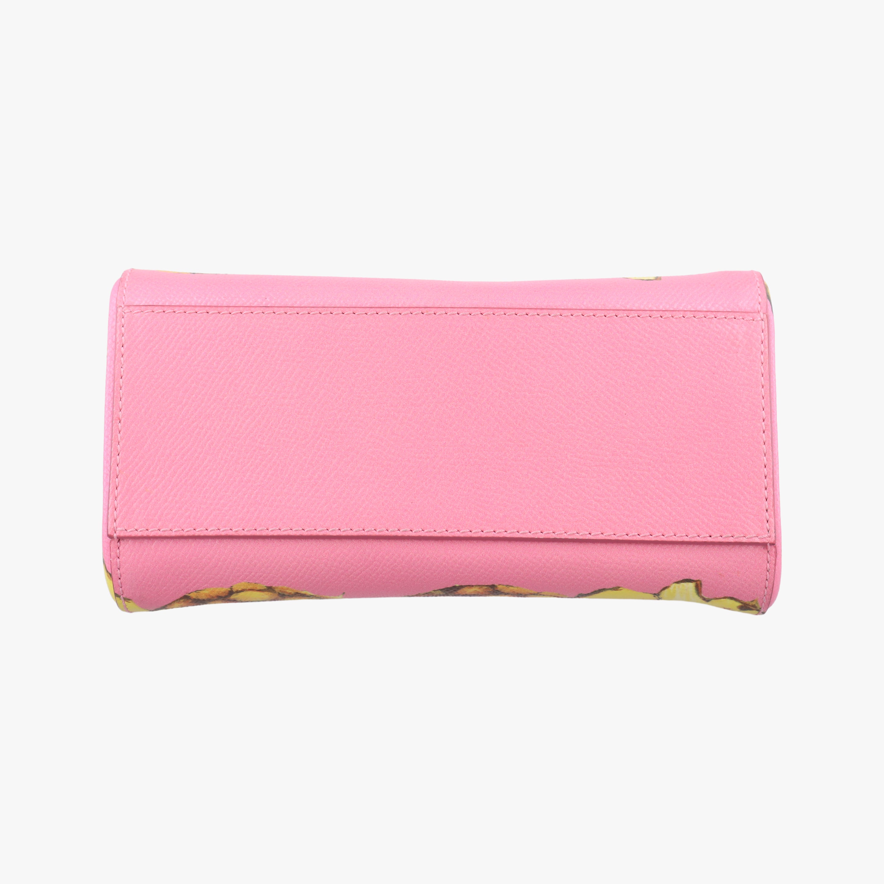 Pineapple pattern Sicily pink×Multicolour Leather 44パイナップル柄 シシリー ピンク×マルチカラー レザー 44