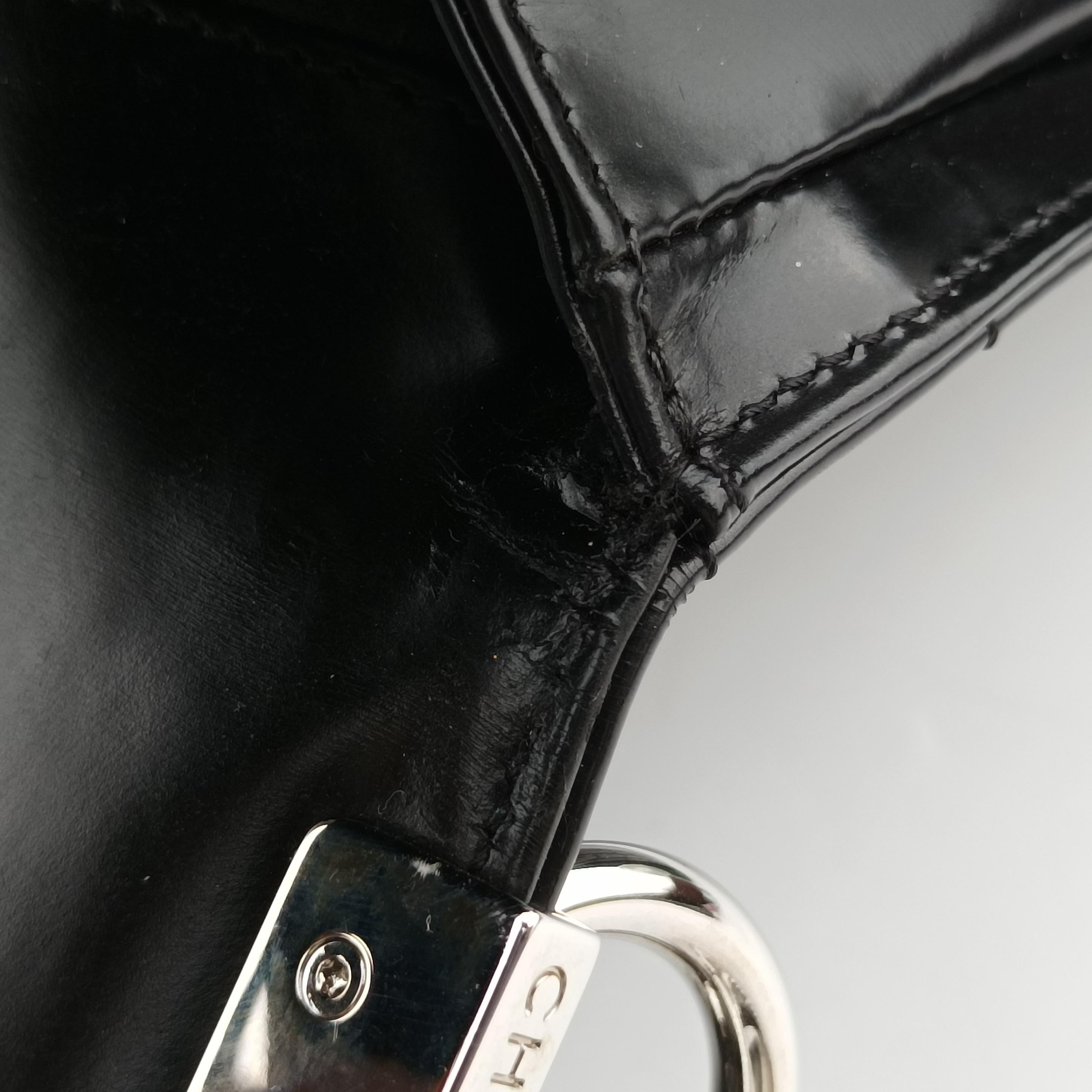 BOY CHANEL Black Enamel A67021 17001419ボーイシャネル ブラック エナメル A67021 17001419