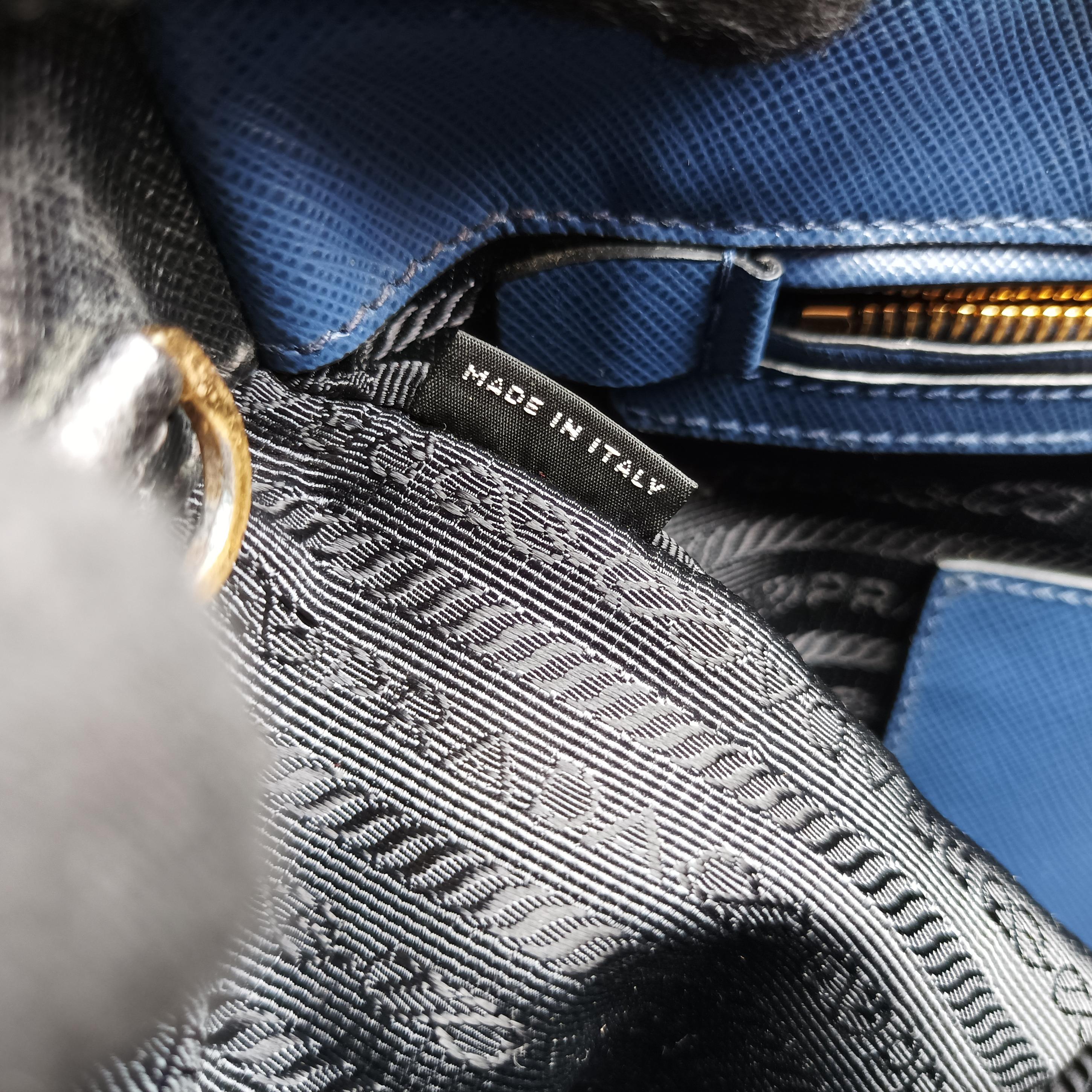 Galleria Navy × Black SAFFIANO Leather B2830A 14/Gガレリア ネイビー×ブラック サフィアーノ レザー B2830A 14/G