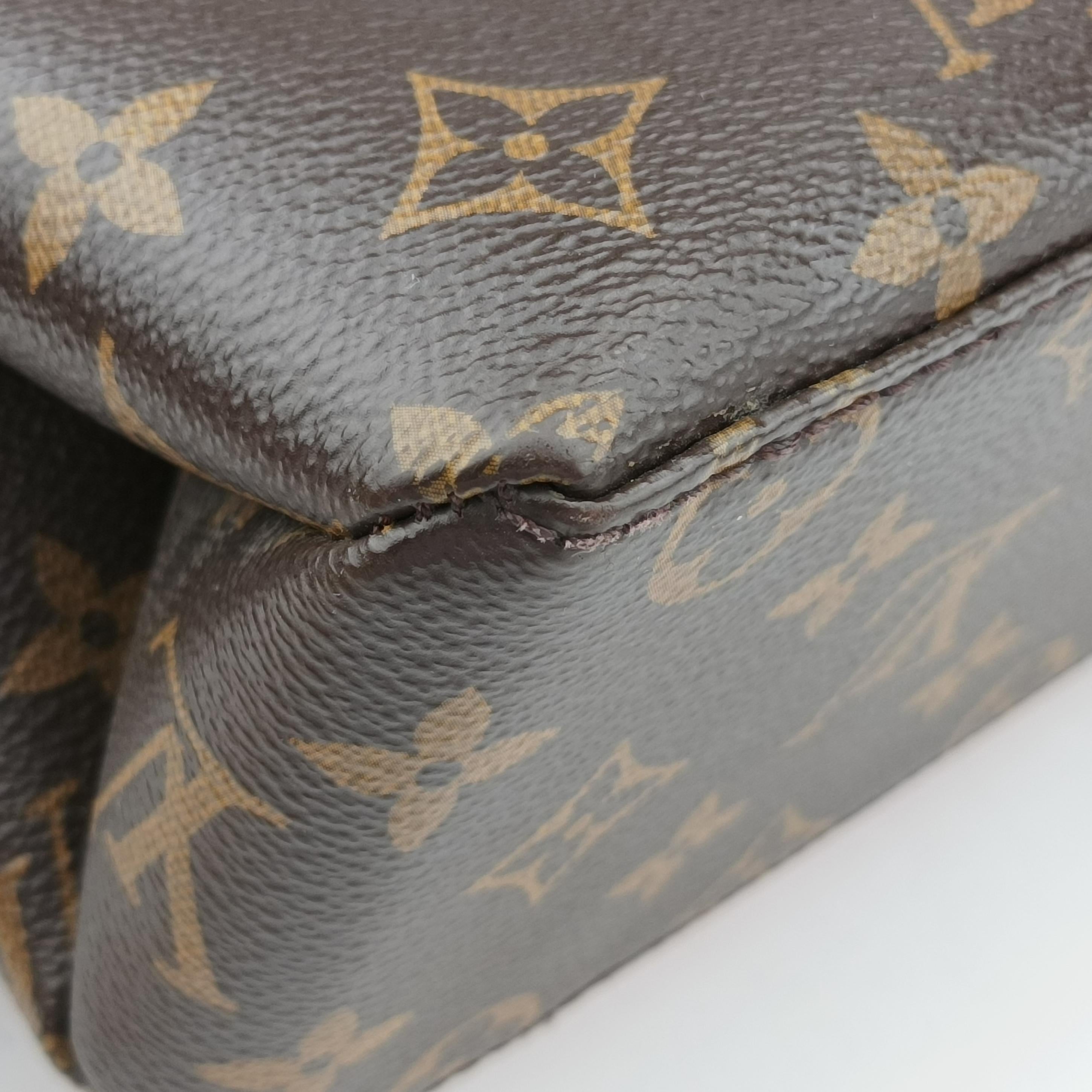 MARIGNAN Brown×COQUELICOT Monogram Canvas×calf leather M44544 FL0128マリニャン モノグラム/ブラウン系×コクリコ モノグラムキャンバス×カーフレザー M44544 FL0128