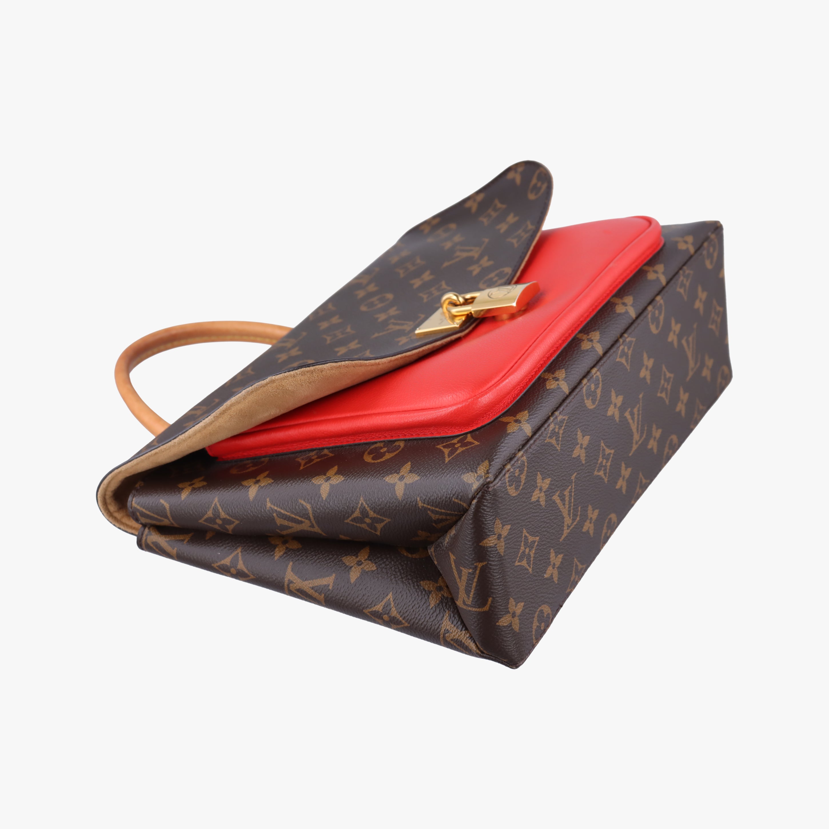 MARIGNAN Brown×COQUELICOT Monogram Canvas×calf leather M44544 FL0128マリニャン モノグラム/ブラウン系×コクリコ モノグラムキャンバス×カーフレザー M44544 FL0128