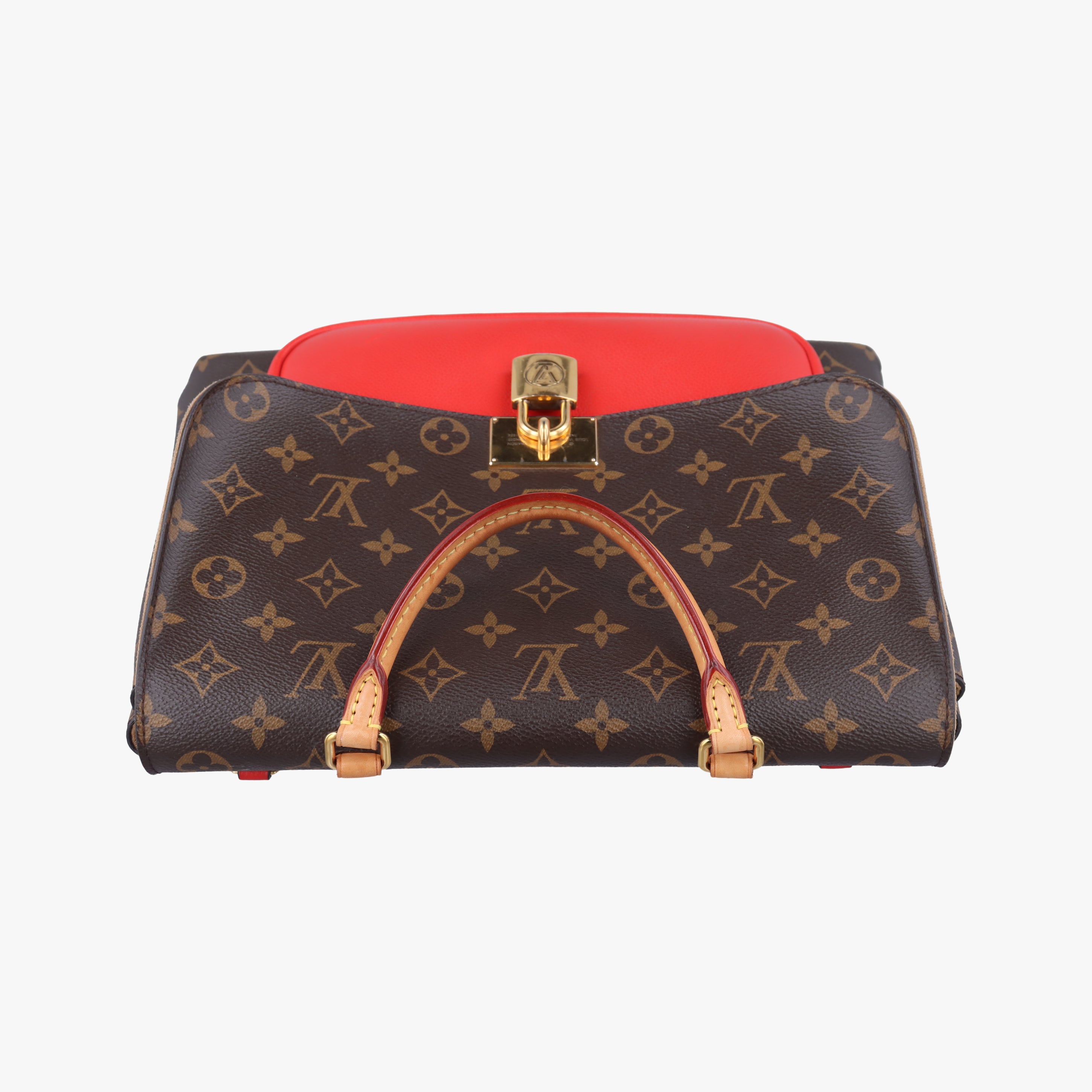 MARIGNAN Brown×COQUELICOT Monogram Canvas×calf leather M44544 FL0128マリニャン モノグラム/ブラウン系×コクリコ モノグラムキャンバス×カーフレザー M44544 FL0128