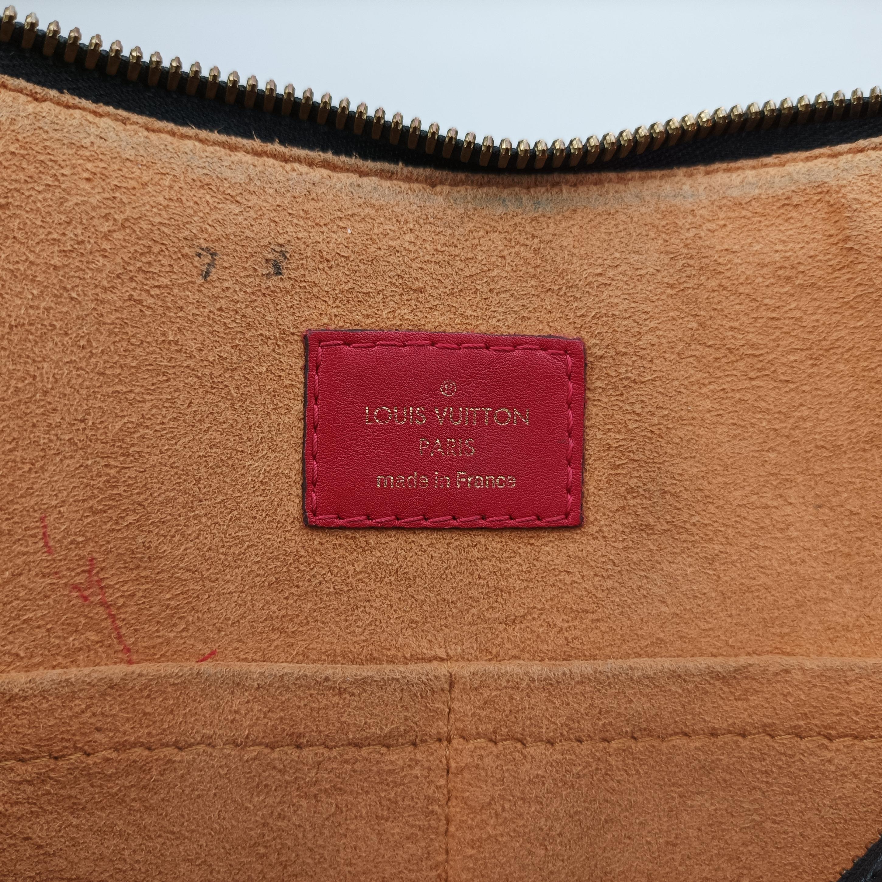 TUILERIES tote Brown x Noir x Red Monogram Canvas ácalf leather M41454 AA0127テュイルリートート モノグラム/ブラウン系 x ノワール x レッド モノグラムキャンバス×カーフレザー M41454 AA0127