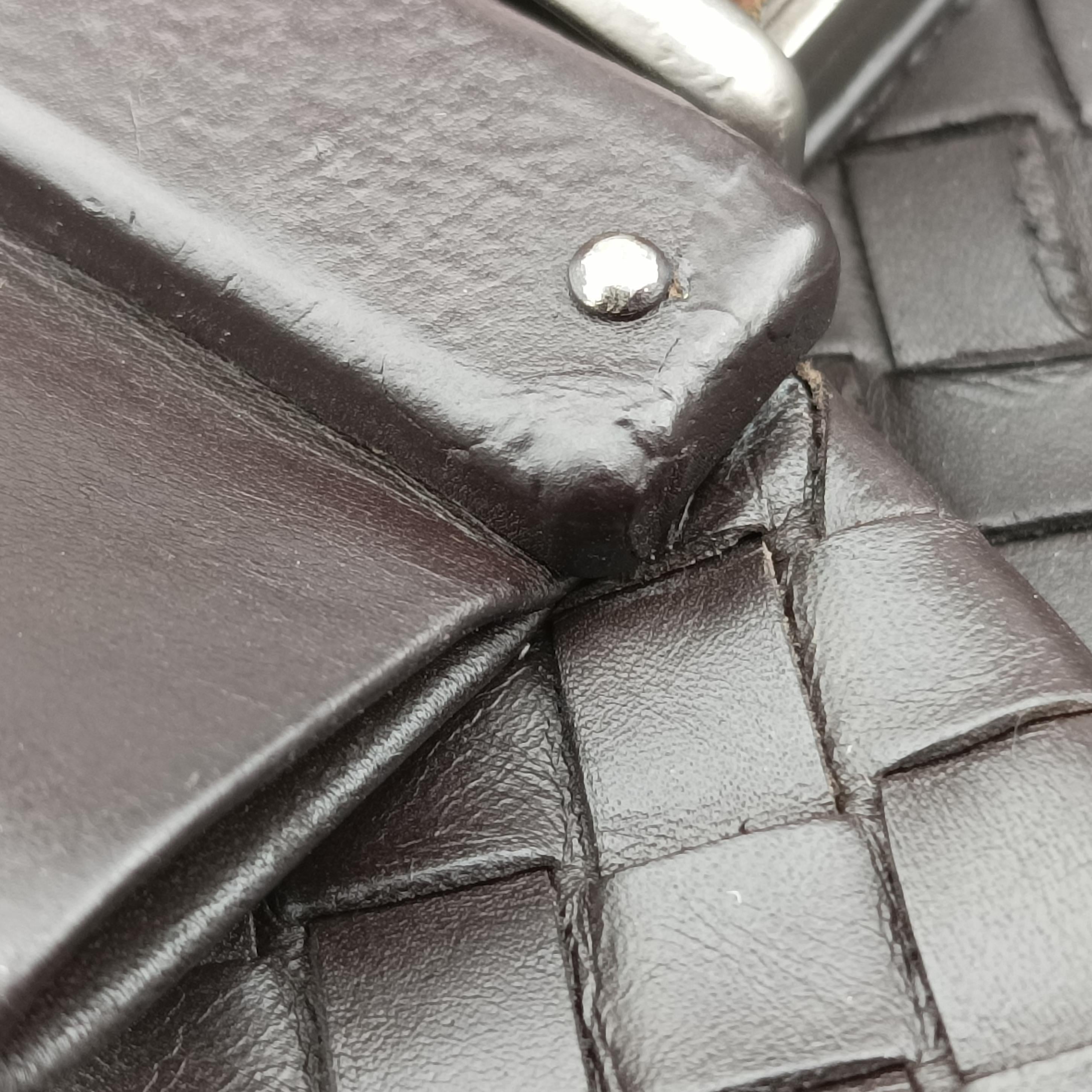 Intrecciato Black lambskin B01350810Lイントレチャート ブラック ラムスキン B01350810L