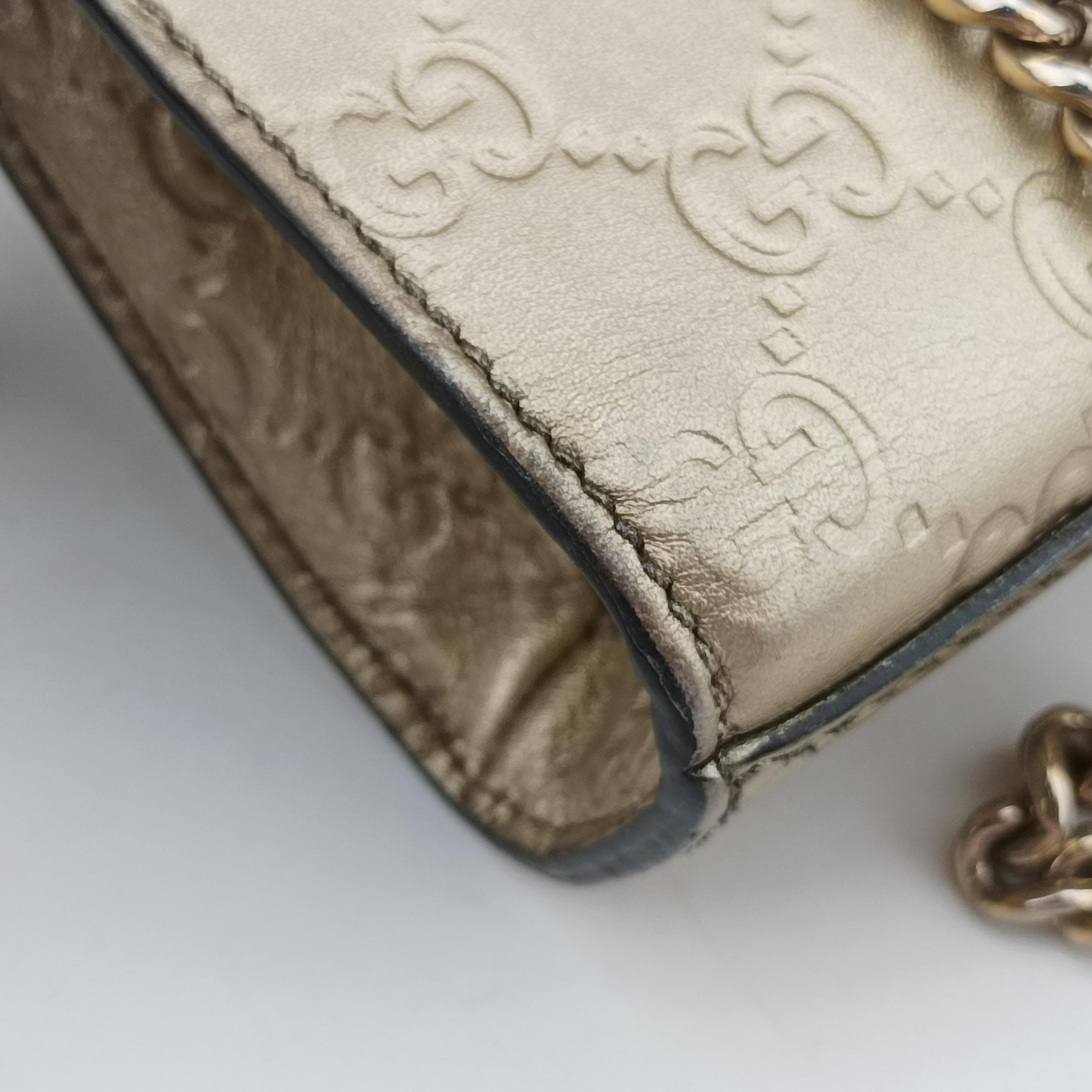 Emily Golden Leather 369621 Lot number unknownエミリー ゴールド レザー 369621 製番不明