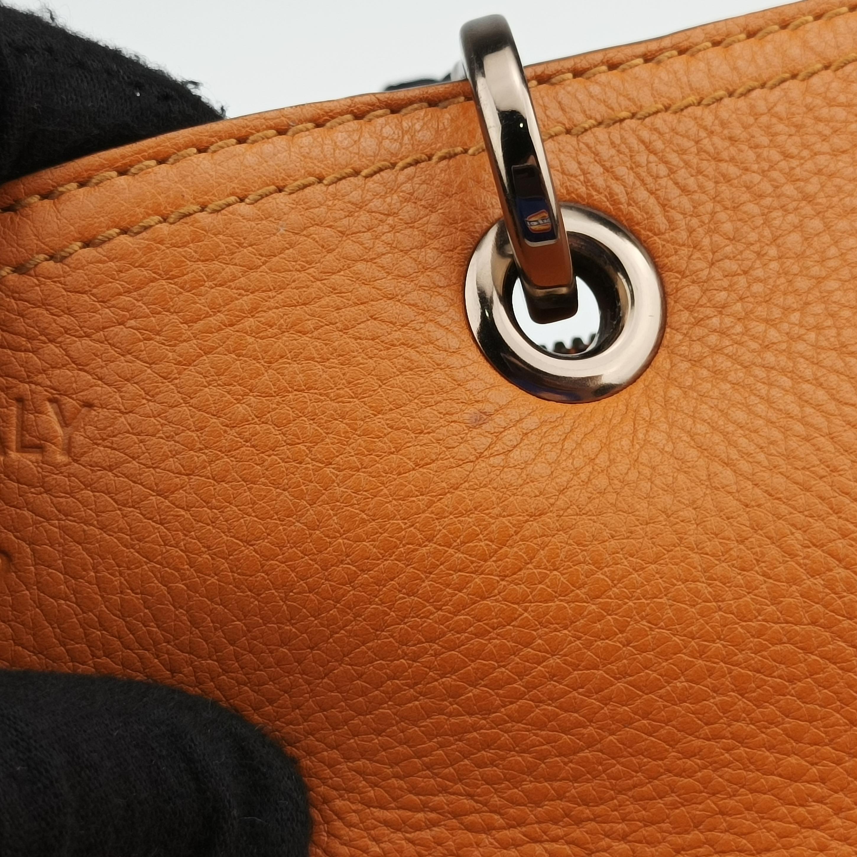 Bamboo Shopper Orange Leather 323660 I015887690バンブーショッパー オレンジ レザー 323660 I015887690