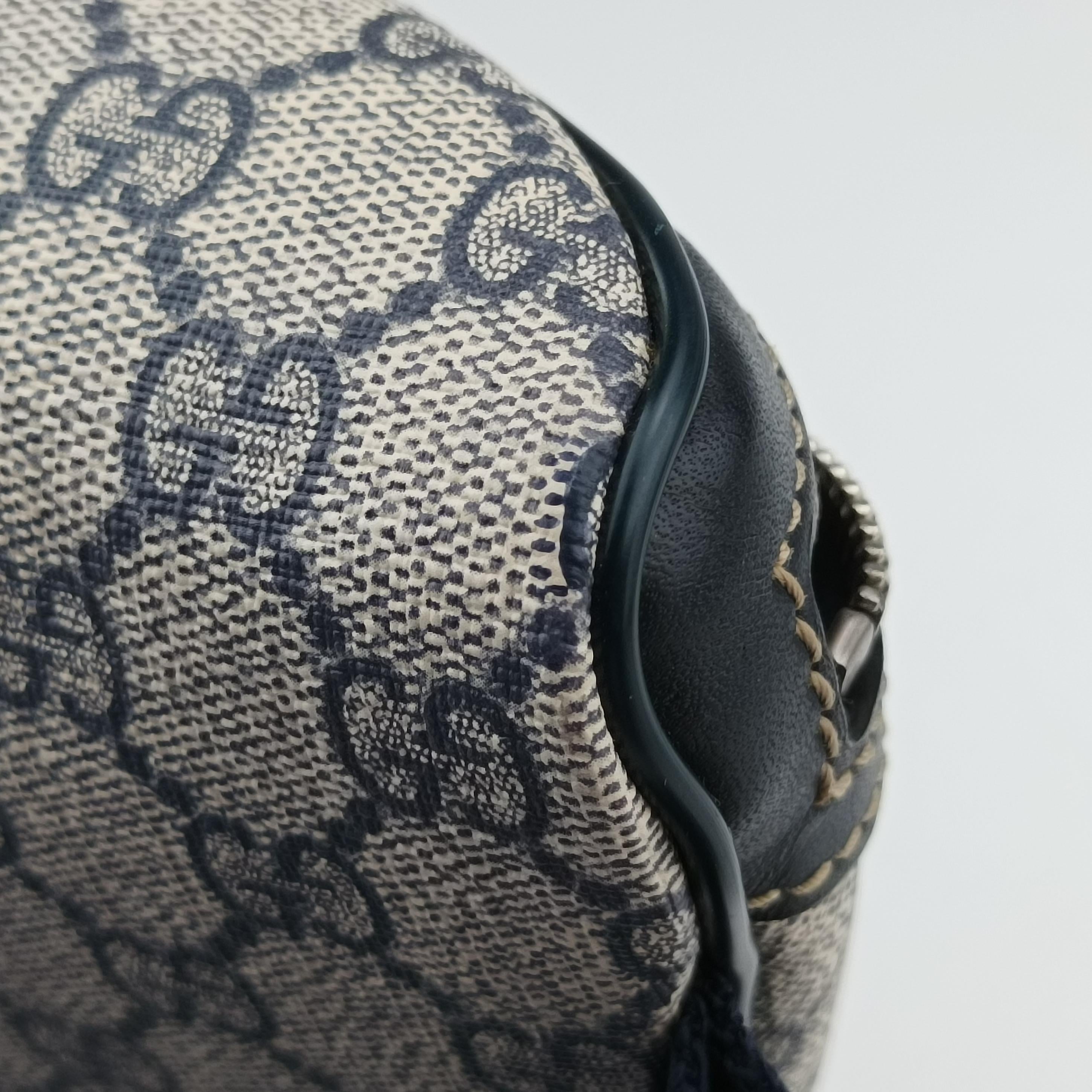 GG Supreme BeigexNavy Canvas 233269 H013914016GGスプリーム ベージュ x ネイビー キャンバス 233269 H013914016