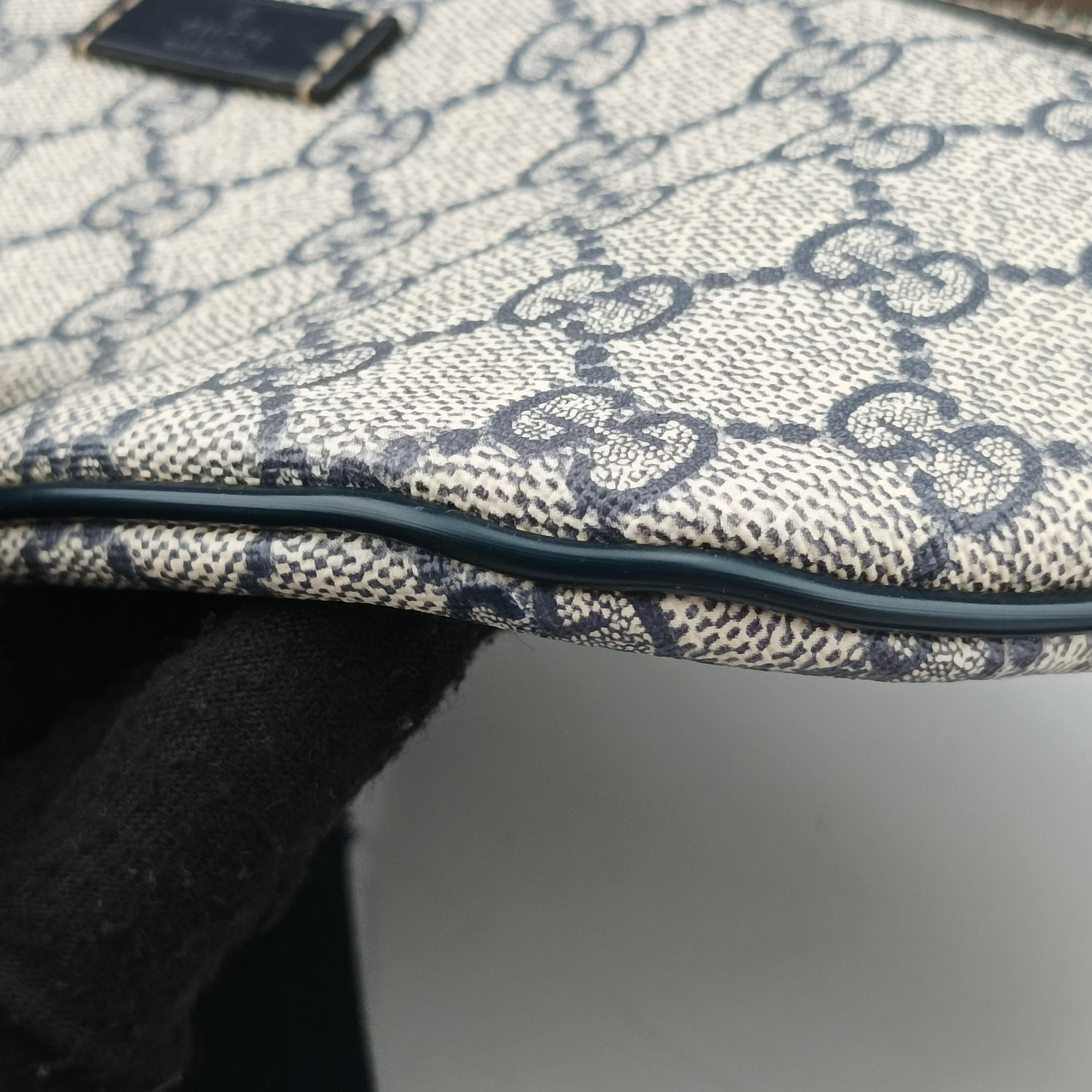 GG Supreme BeigexNavy Canvas 233269 H013914016GGスプリーム ベージュ x ネイビー キャンバス 233269 H013914016