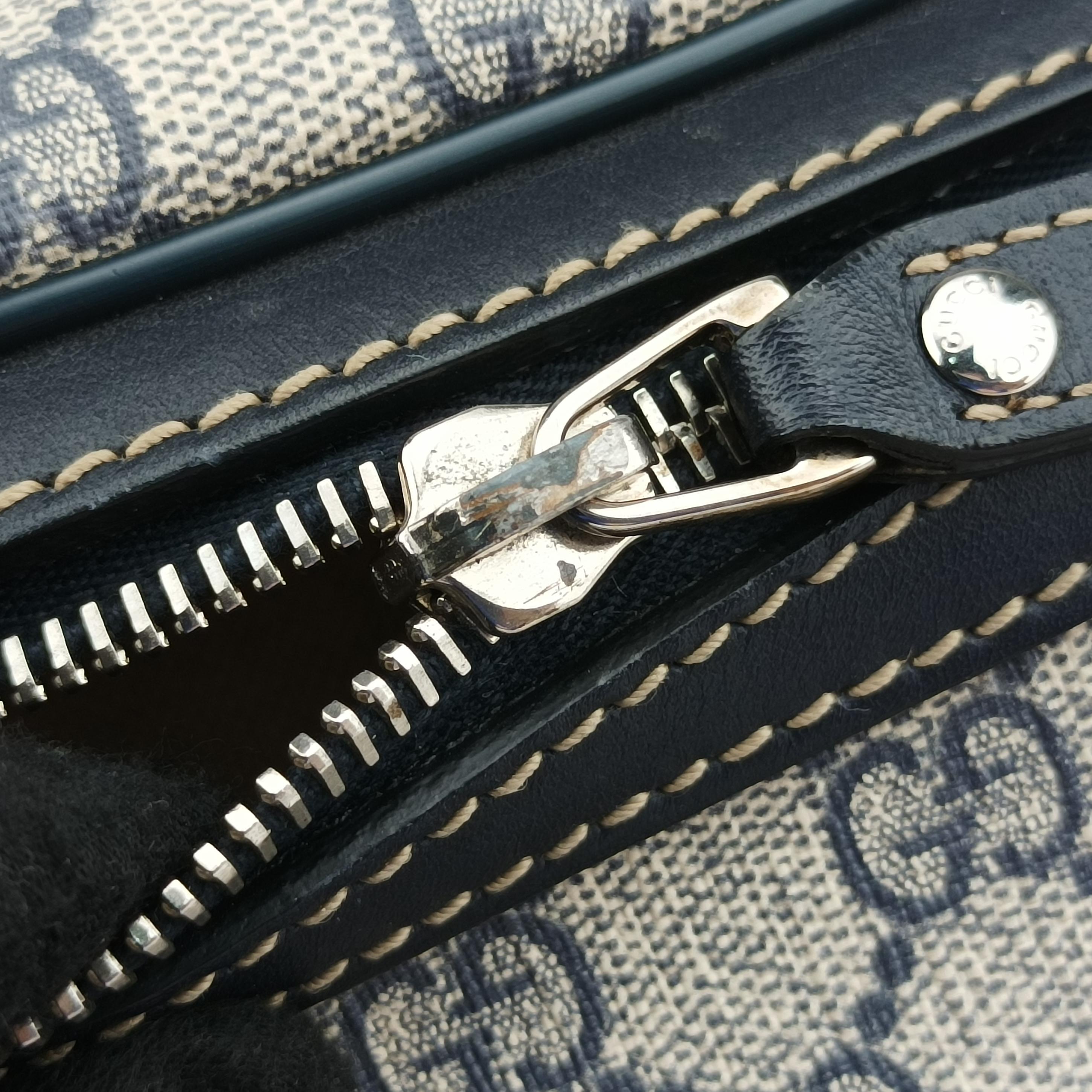 GG Supreme BeigexNavy Canvas 233269 H013914016GGスプリーム ベージュ x ネイビー キャンバス 233269 H013914016