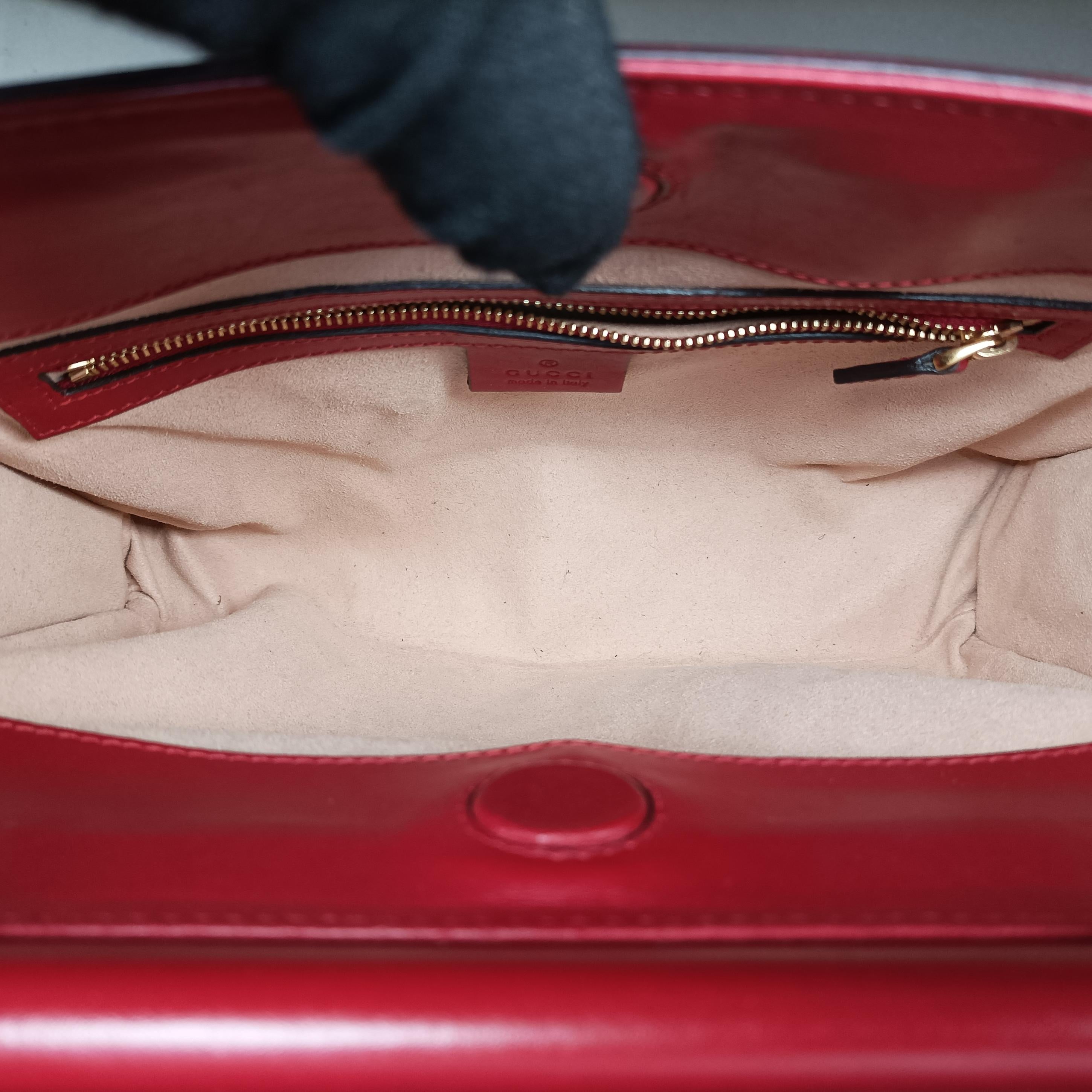 Bamboo Web Nymphaea Red Leather 459076 E020969622ニムフェア バンブー ウェブ レッド レザー 459076 E020969622