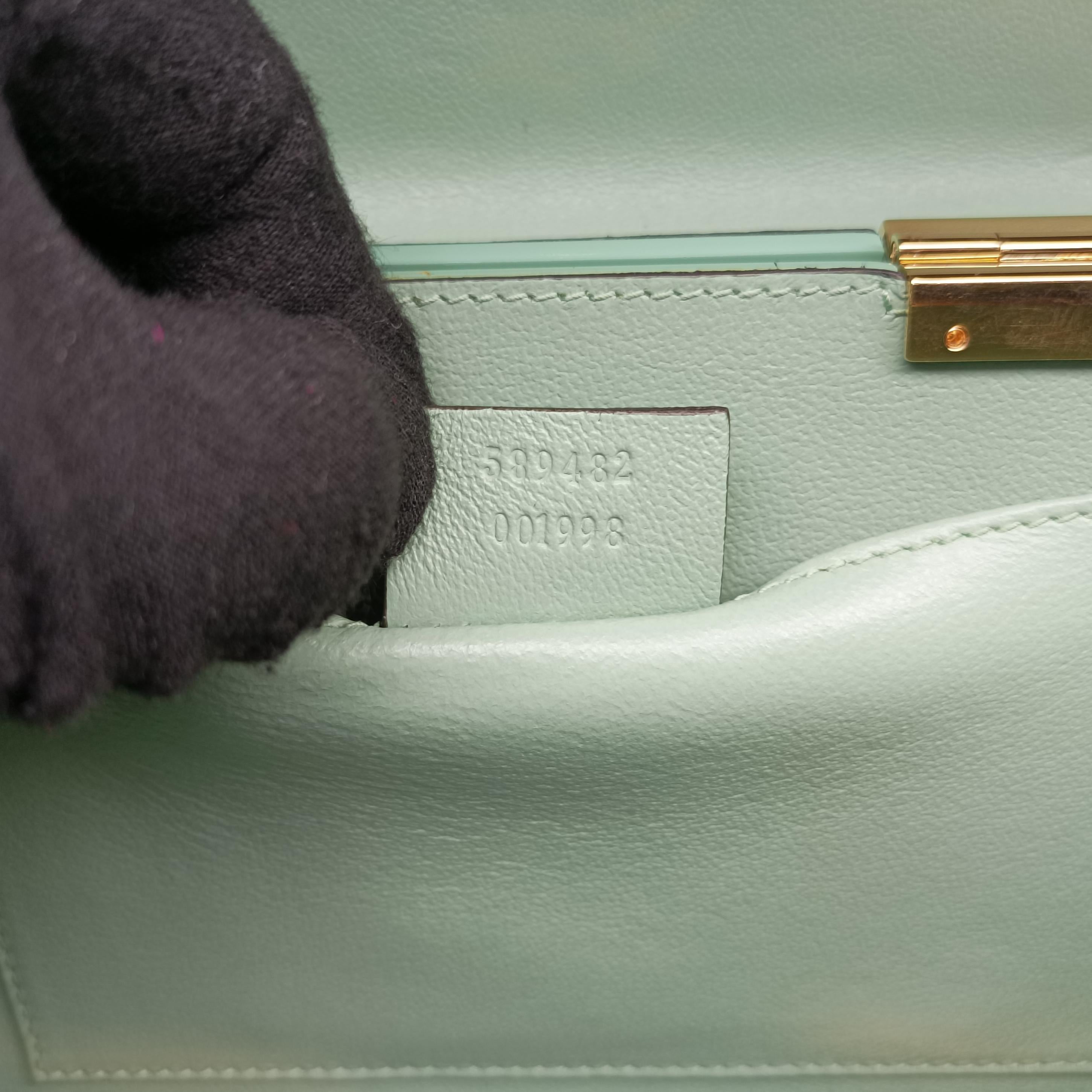 Sylvie 1969 Acrylic Mini Hand Green Acrylic 589482 F030029249シルヴィ1969アクリルミニハンド グリーン アクリル 589482 F030029249