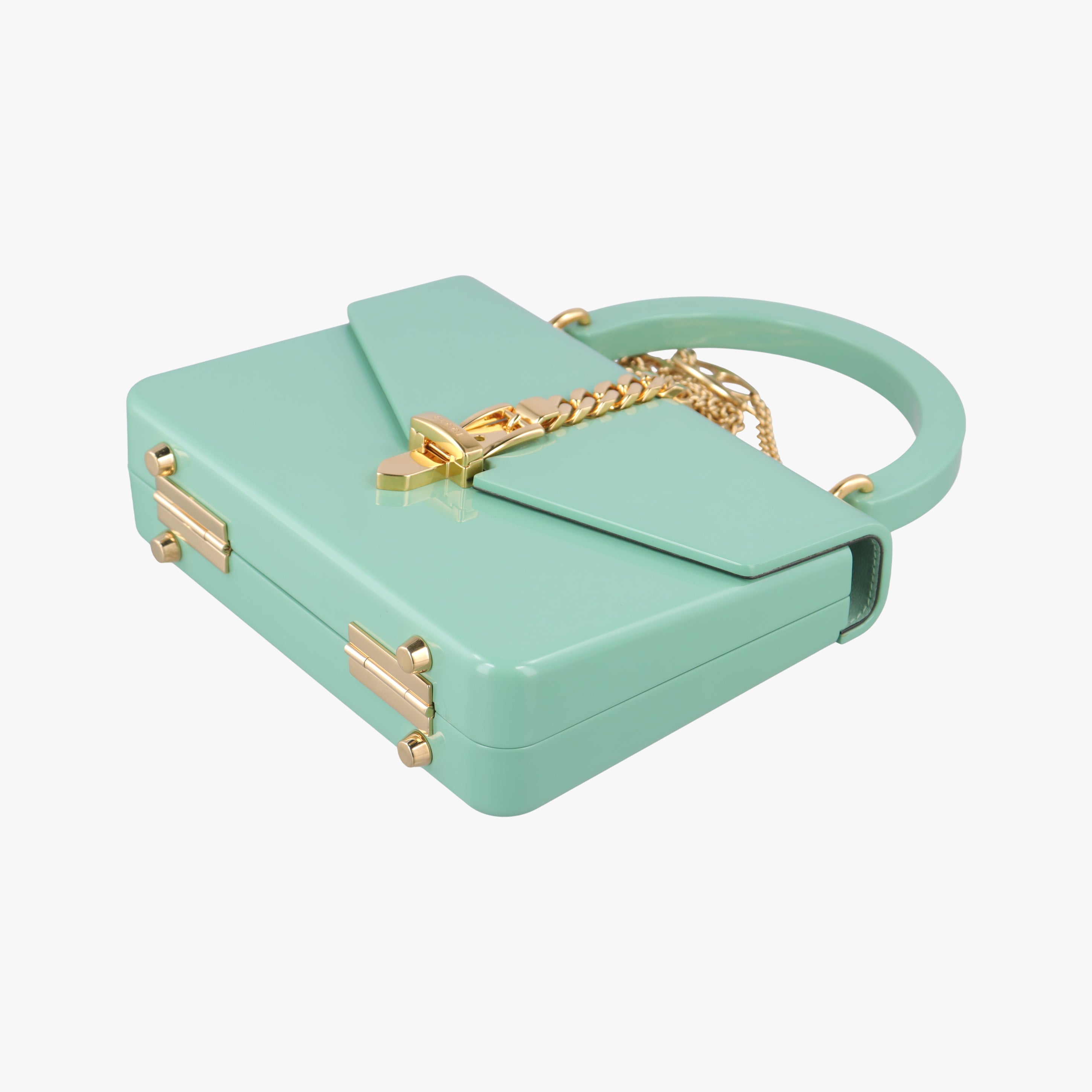 Sylvie 1969 Acrylic Mini Hand Green Acrylic 589482 F030029249シルヴィ1969アクリルミニハンド グリーン アクリル 589482 F030029249