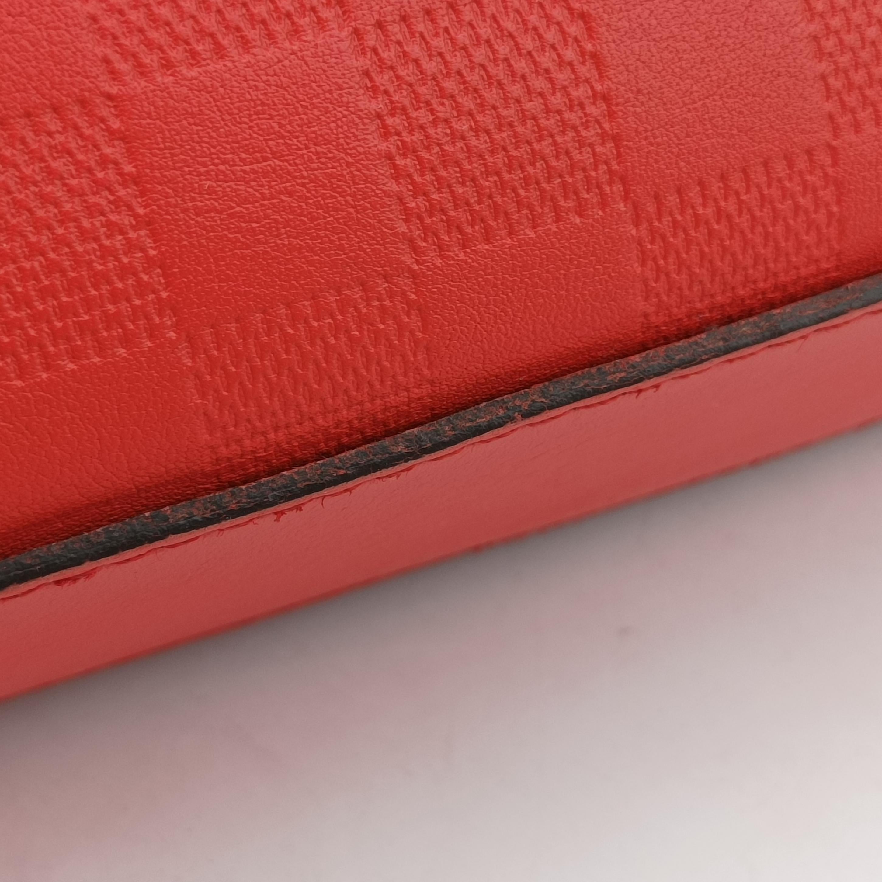 Porte Documents Jour NM orange Damier Graphite N48265 CA4195ポルトドキュマンジュール PDJ NM オレンジ ダミエ グラフィット N48265 CA4195