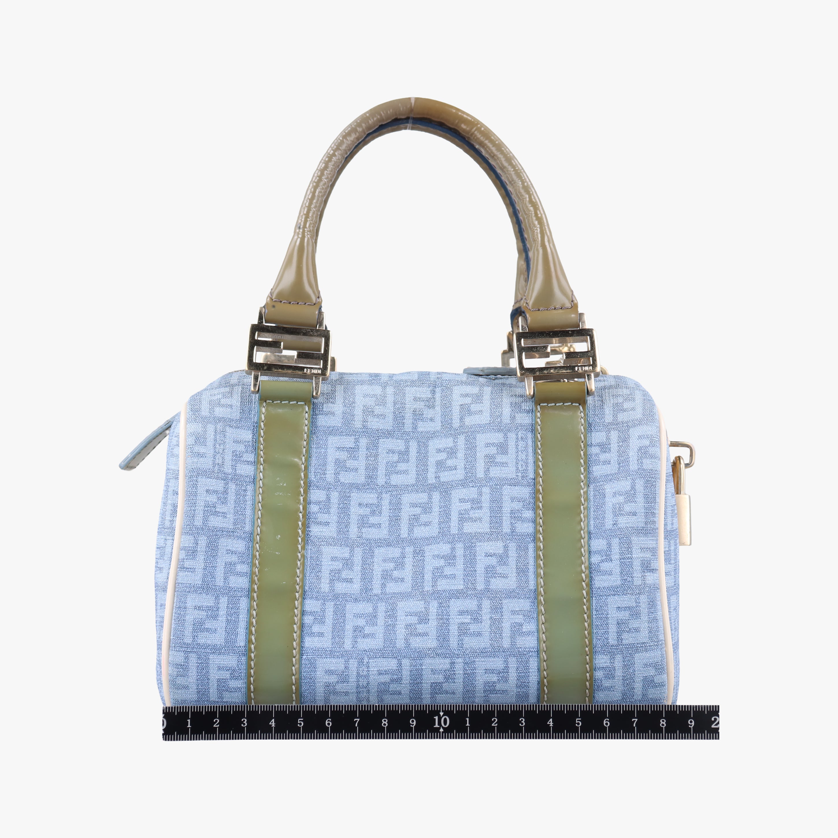 Zucchino Glitter Logo Blue PVC coated canvas 8BL071 2305/8BL071/AP3/098ズッカ柄 ズッキーノ グリッターロゴ ブルー PVCコーティングキャンバス 8BL071 2305/8BL071/AP3/098