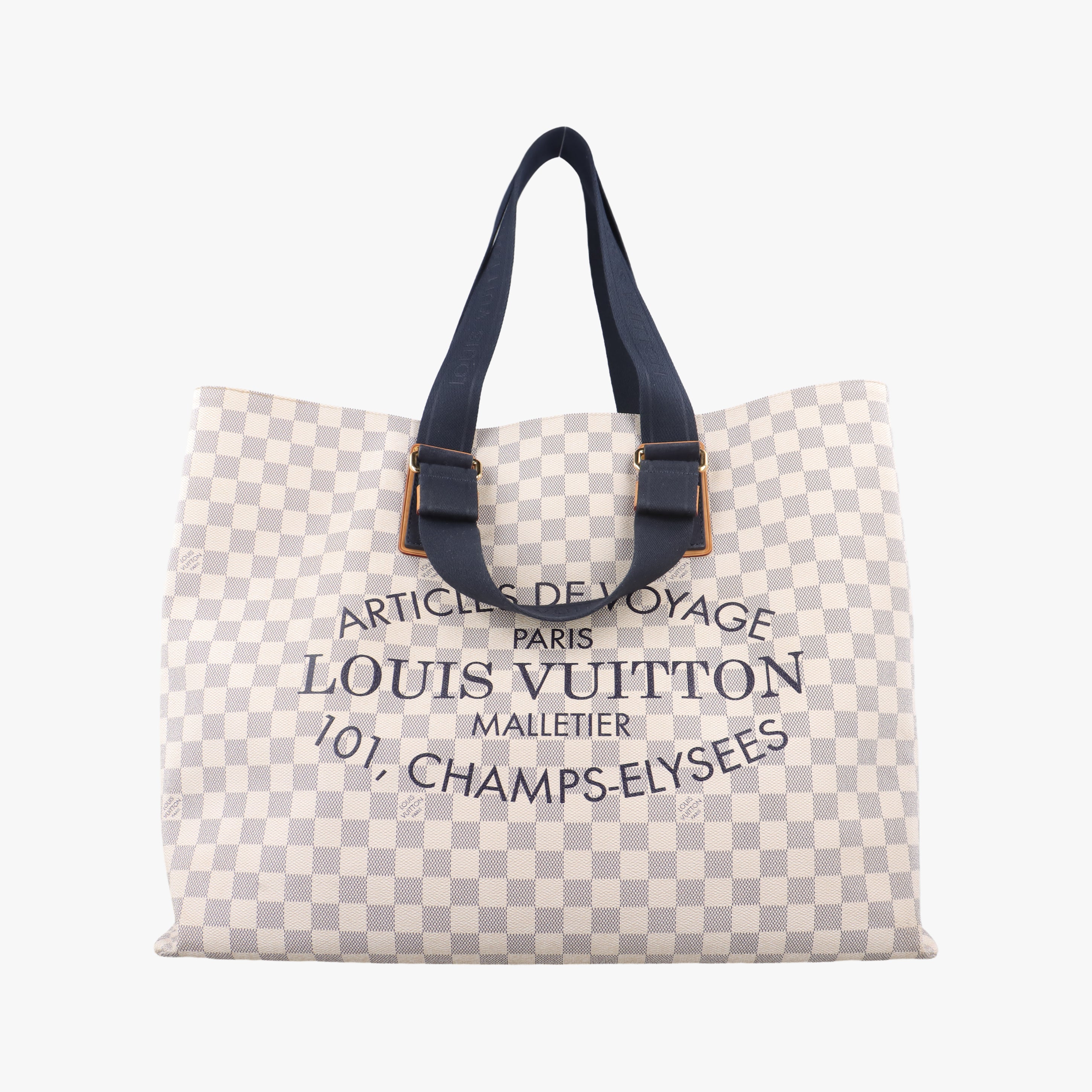 Plein Soleil Cabas GM AZUR Damier Canvas N41180 DU1152プランソレイユ カバGM アズール ダミエキャンバス N41180 DU1152