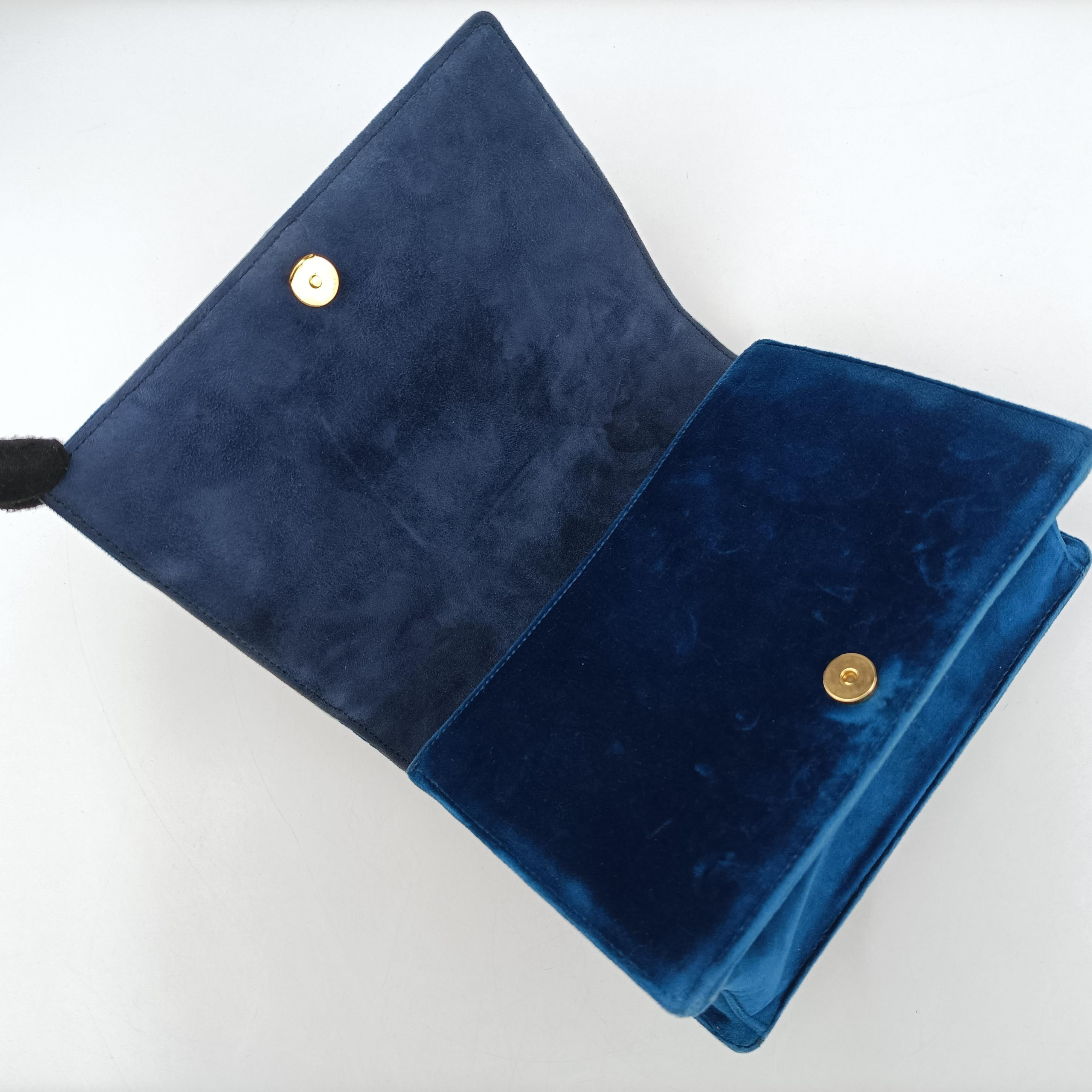 Cahier Blue x light blue velour 110 Aカイエ ブルー×ライトブルー ベロア 110 A