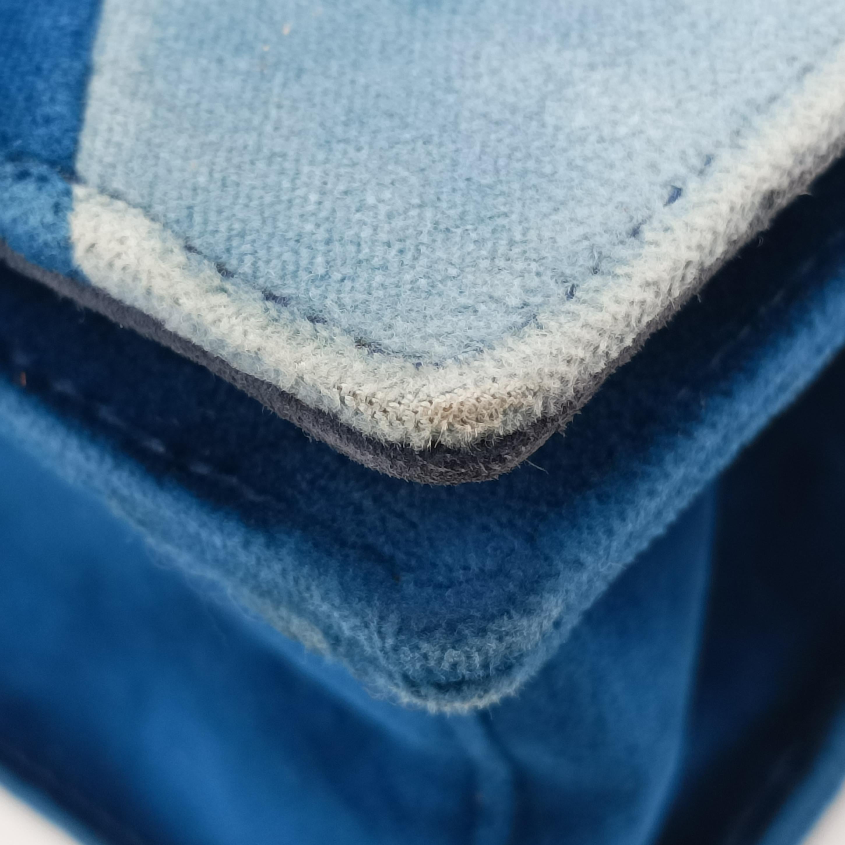 Cahier Blue x light blue velour 110 Aカイエ ブルー×ライトブルー ベロア 110 A