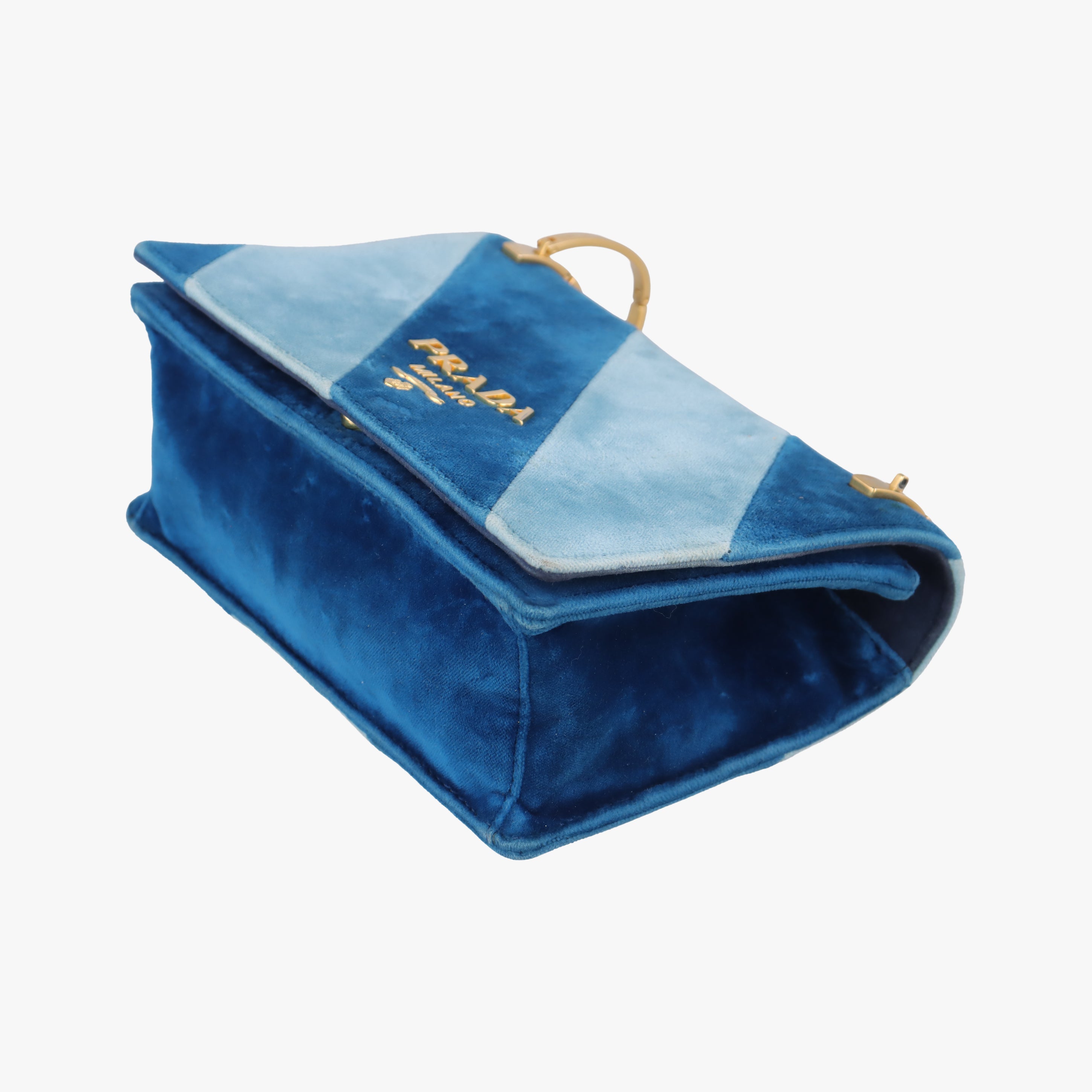 Cahier Blue x light blue velour 110 Aカイエ ブルー×ライトブルー ベロア 110 A