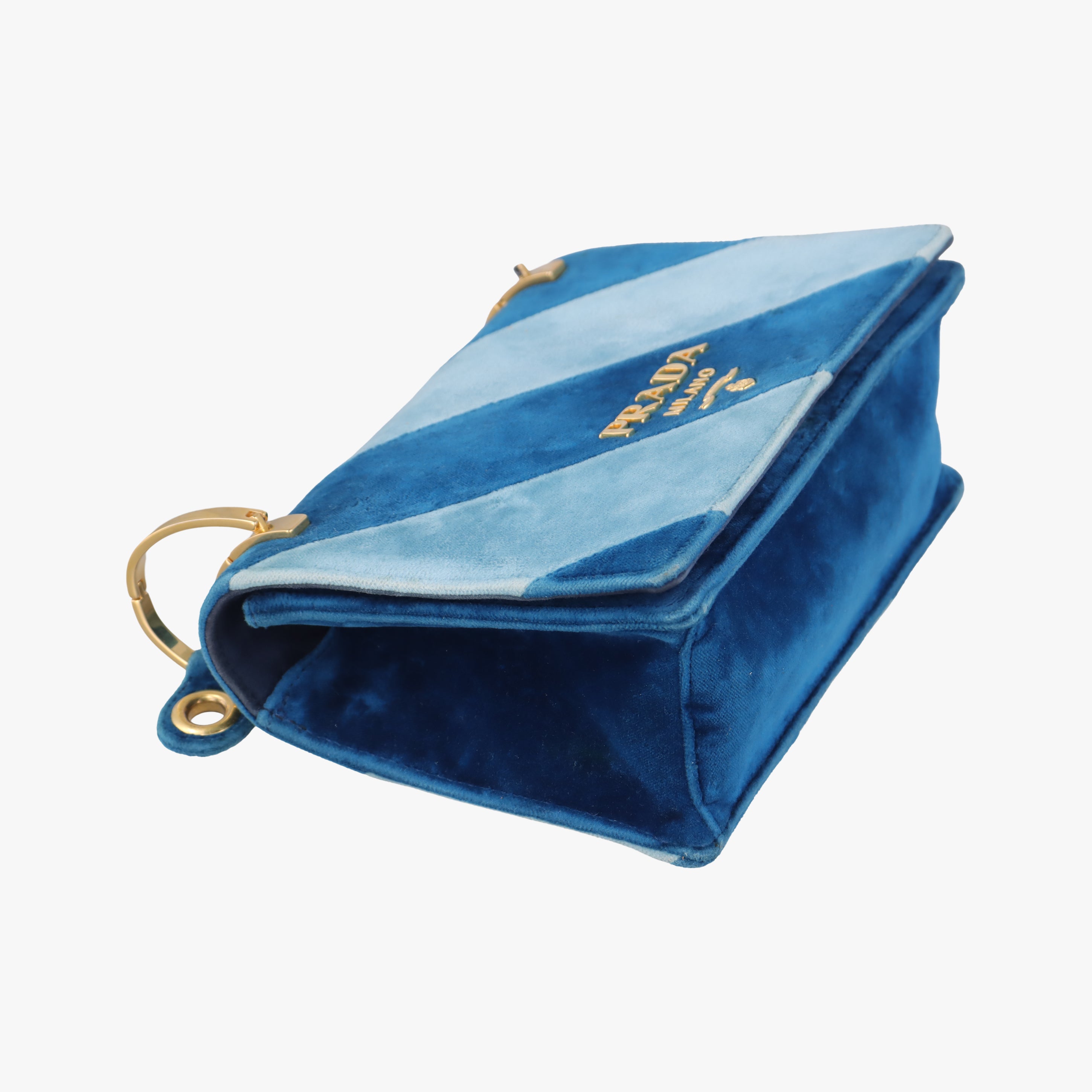 Cahier Blue x light blue velour 110 Aカイエ ブルー×ライトブルー ベロア 110 A