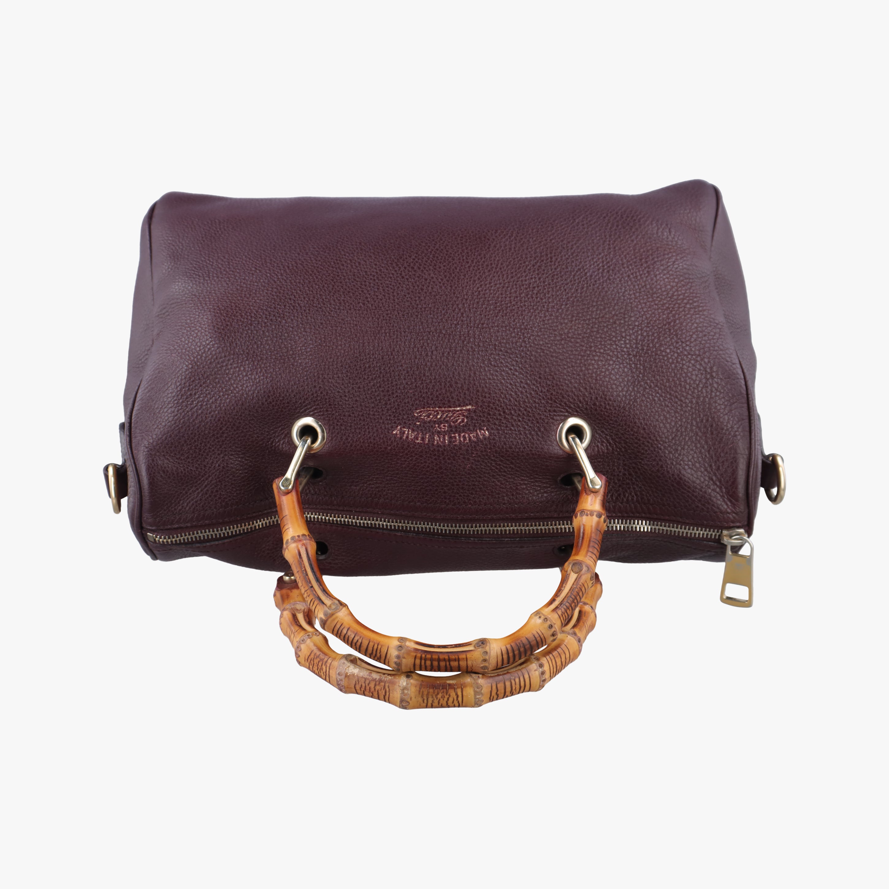 bamboo shopper Burgundy Leather 353124 E016879993バンブーショッパー ワインレッド レザー 353124 E016879993