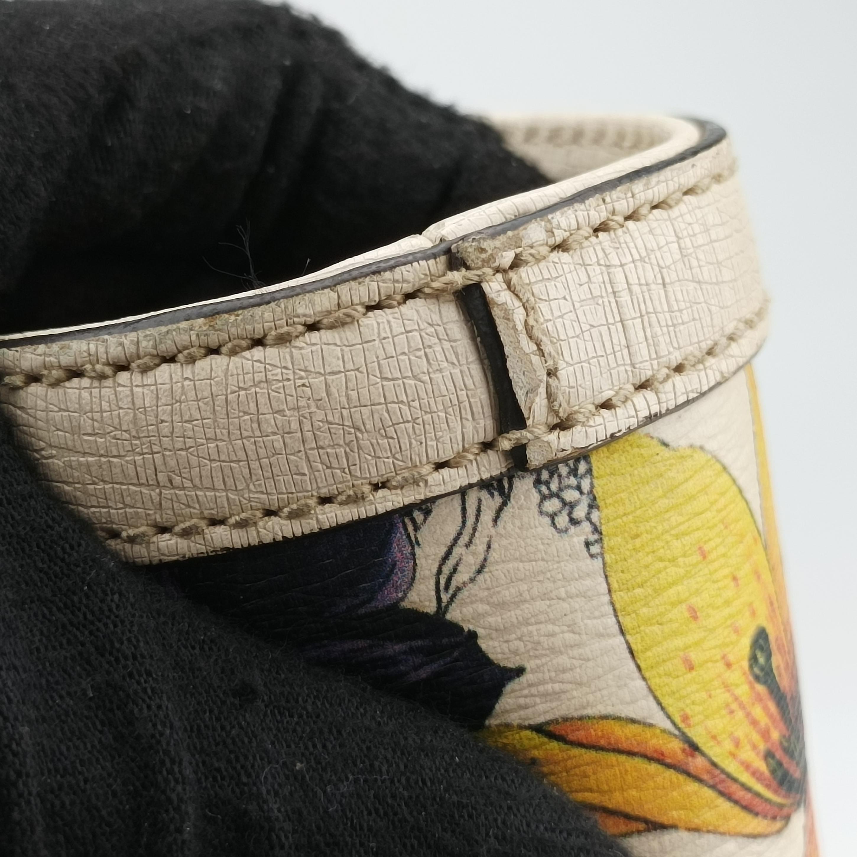 Microguccissima White×Multicolour Leather 309613 C015575992マイクログッチシマ ホワイト×マルチカラー レザー 309613 C015575992