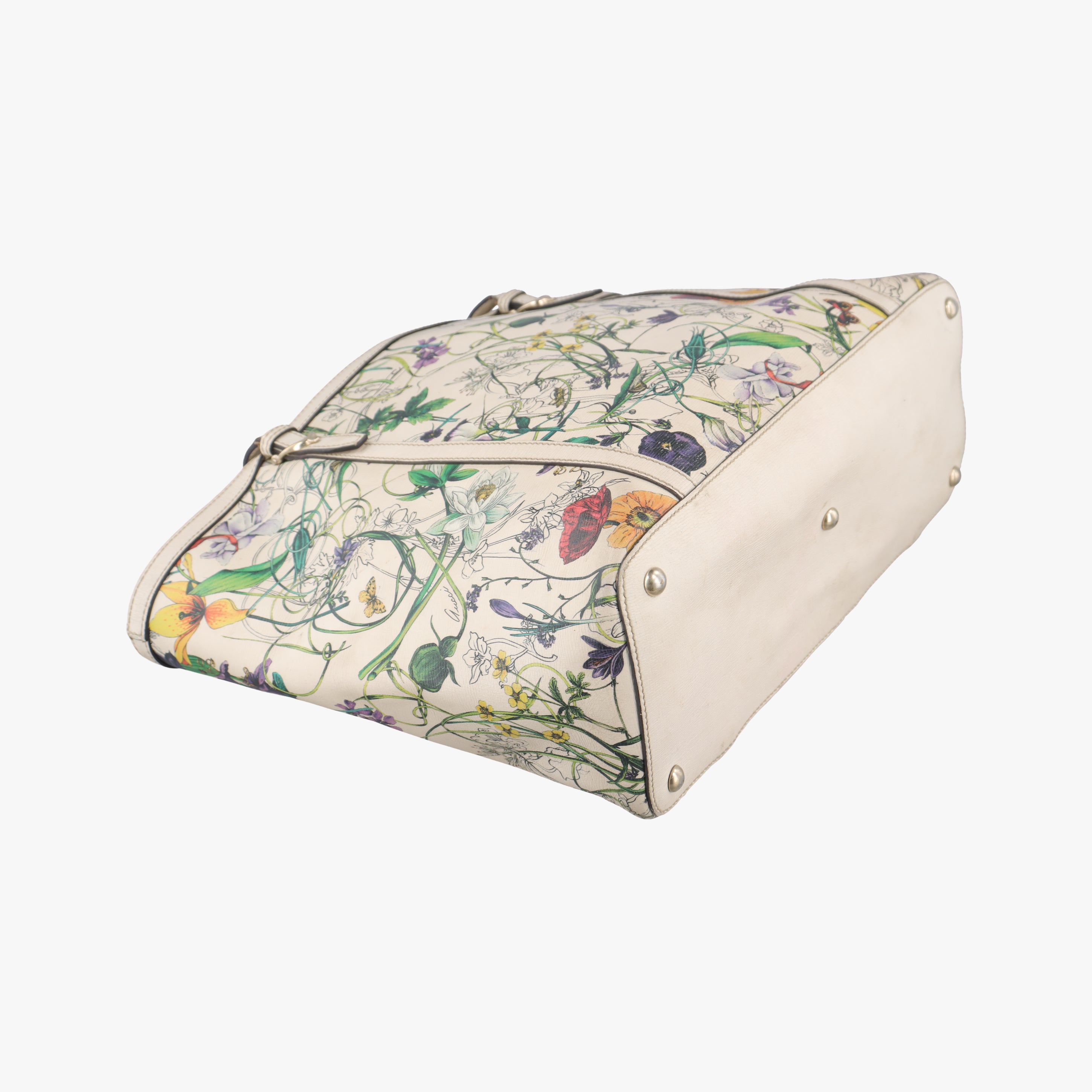 Microguccissima White×Multicolour Leather 309613 C015575992マイクログッチシマ ホワイト×マルチカラー レザー 309613 C015575992